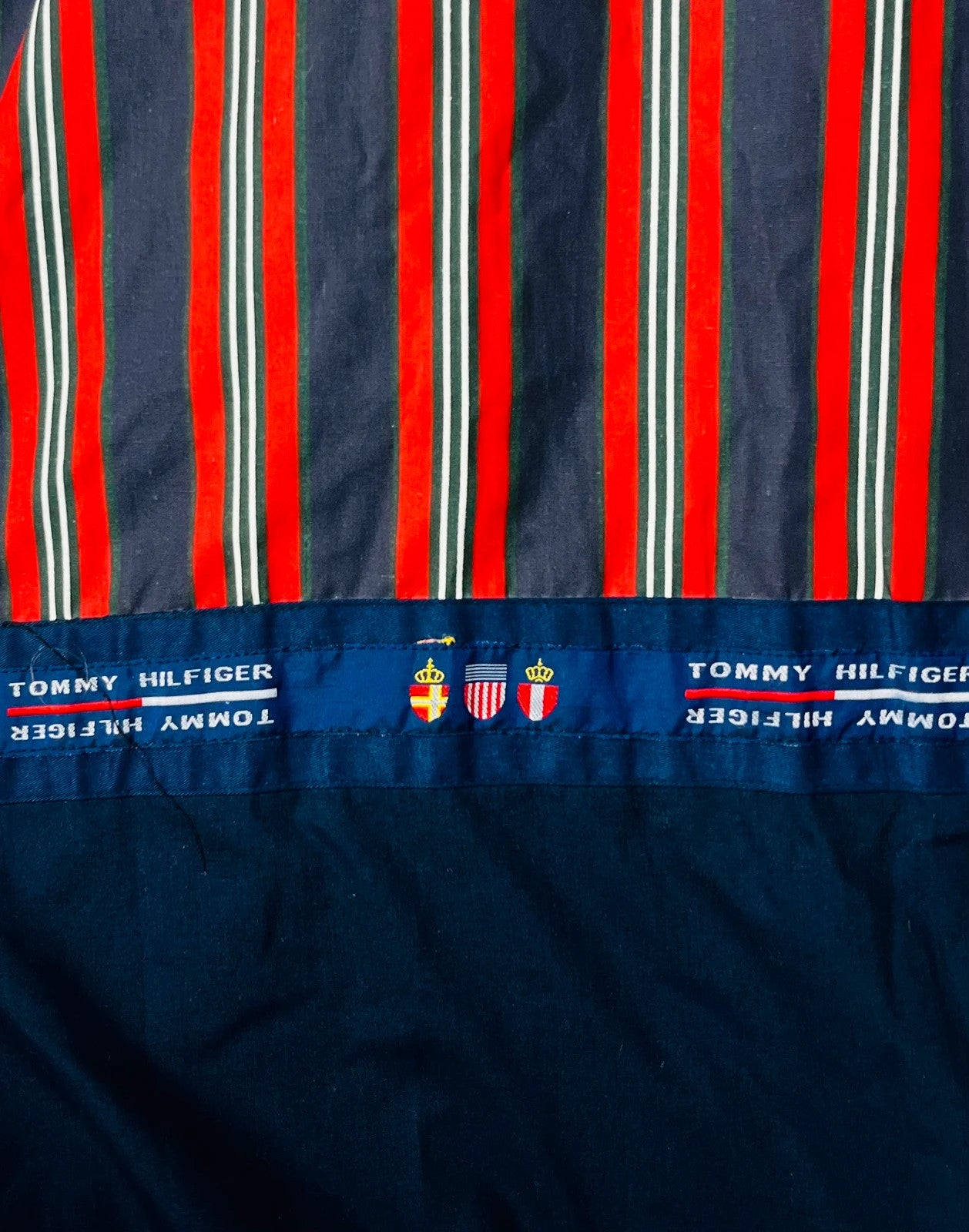 Veste Légère Coupe Vent Jacket Marine Tommy Hilfiger Vintage - XL (A388)