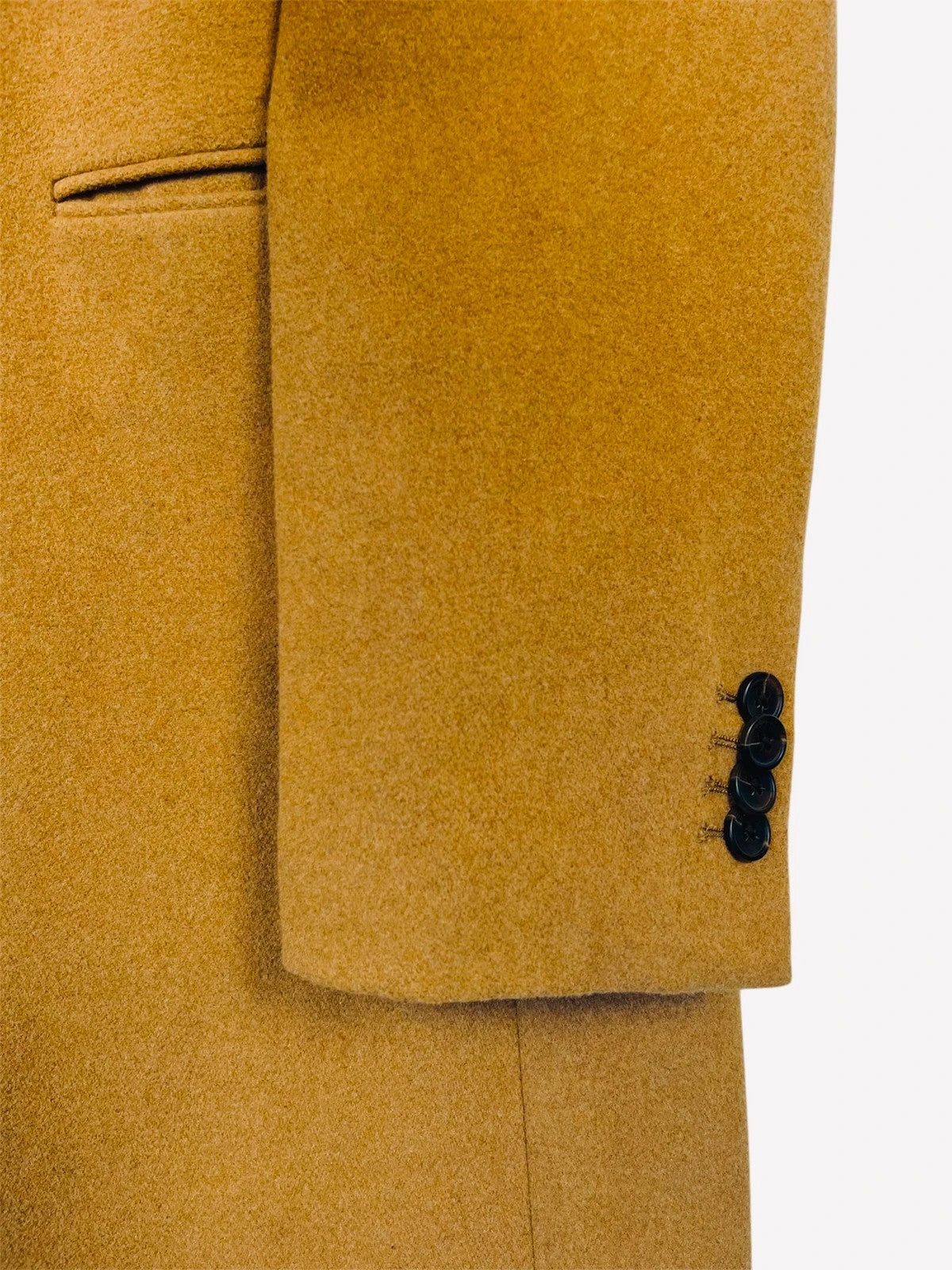 Manteau Jacket Droit Long Beige/Marron Modern- L (A25)