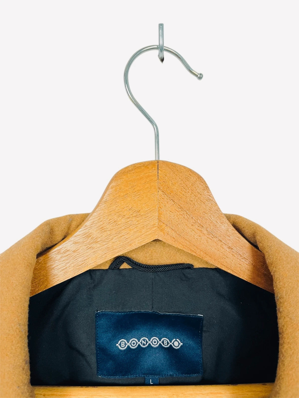 Manteau Jacket Droit Long Beige/Marron Modern- L (A25)