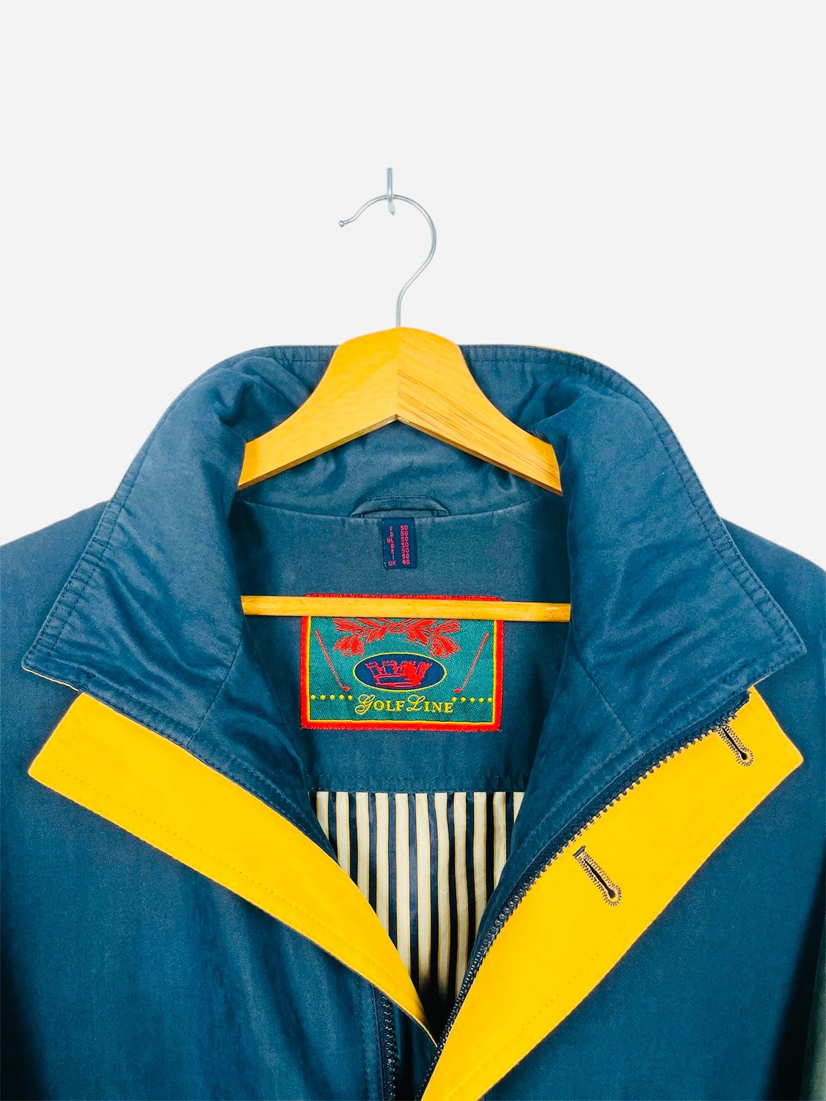 Veste Jacket Légère Verte Vintage Style Golf Luxe - M (A01)