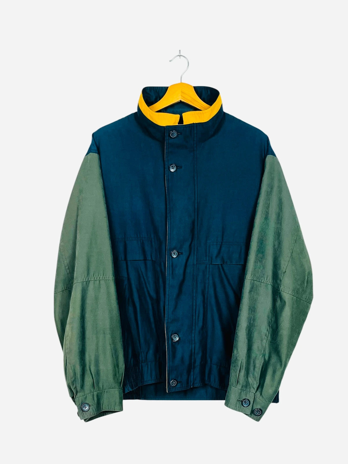 Veste Jacket Légère Verte Vintage Style Golf Luxe - M (A01)