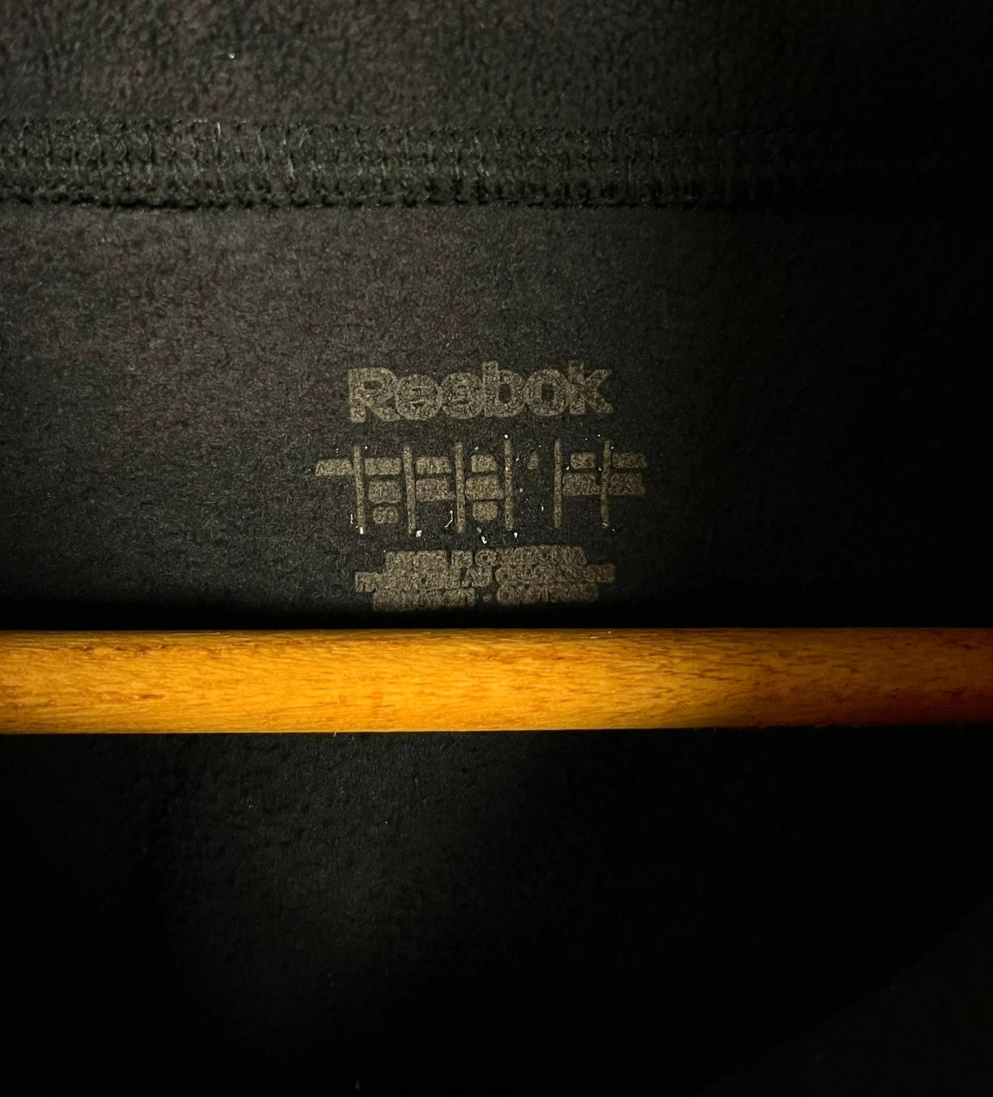 Veste Polaire Fleece Vintage Hiver Noir Reebok - XXL (A58)