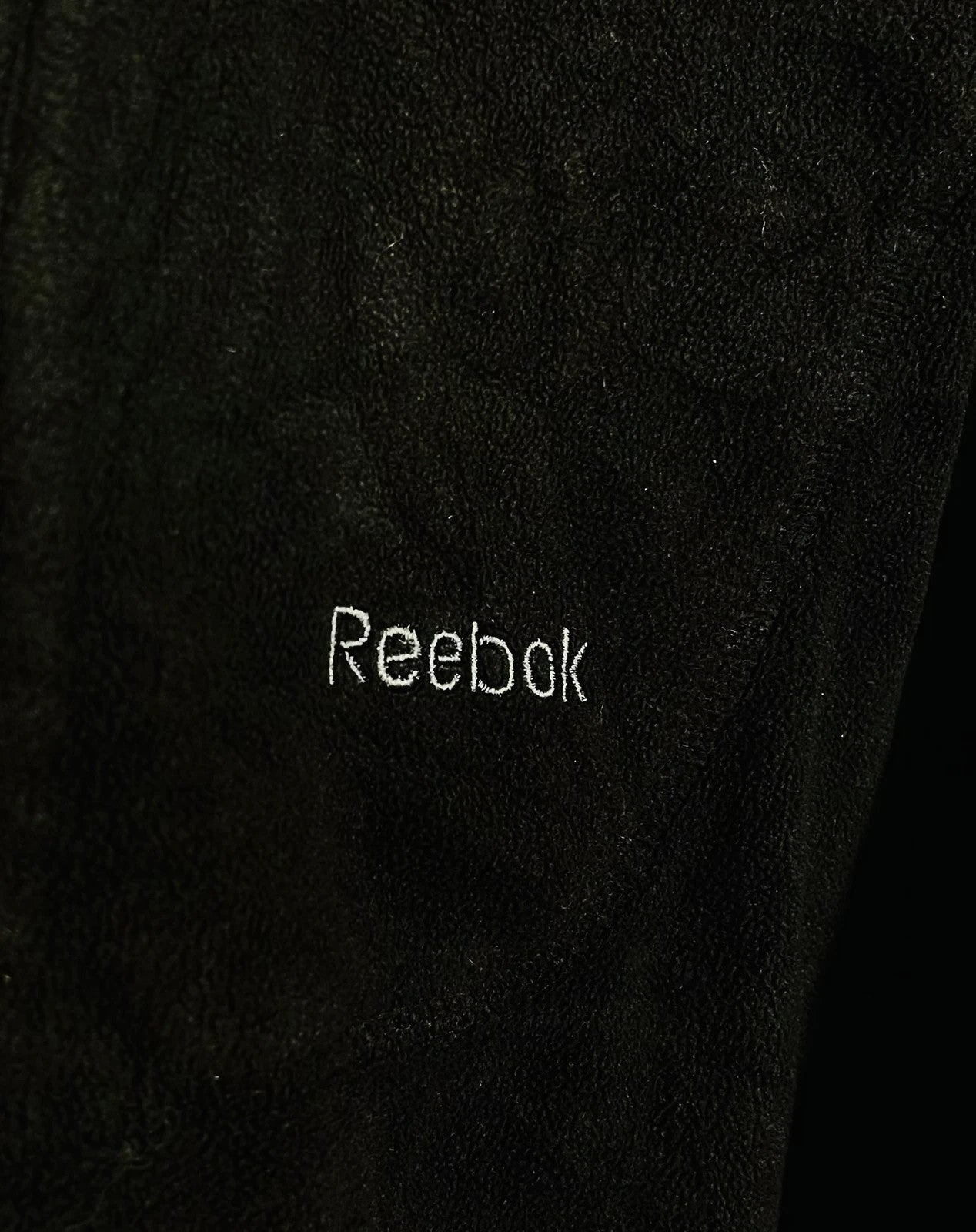 Veste Polaire Fleece Vintage Hiver Noir Reebok - XXL (A58)