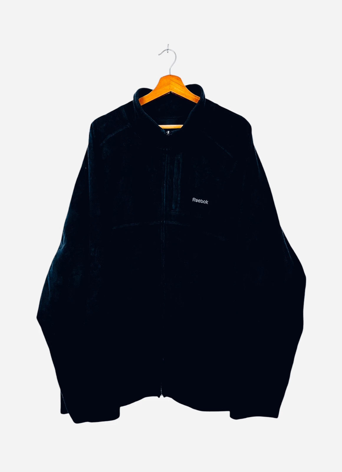 Veste Polaire Fleece Vintage Hiver Noir Reebok - XXL (A58)