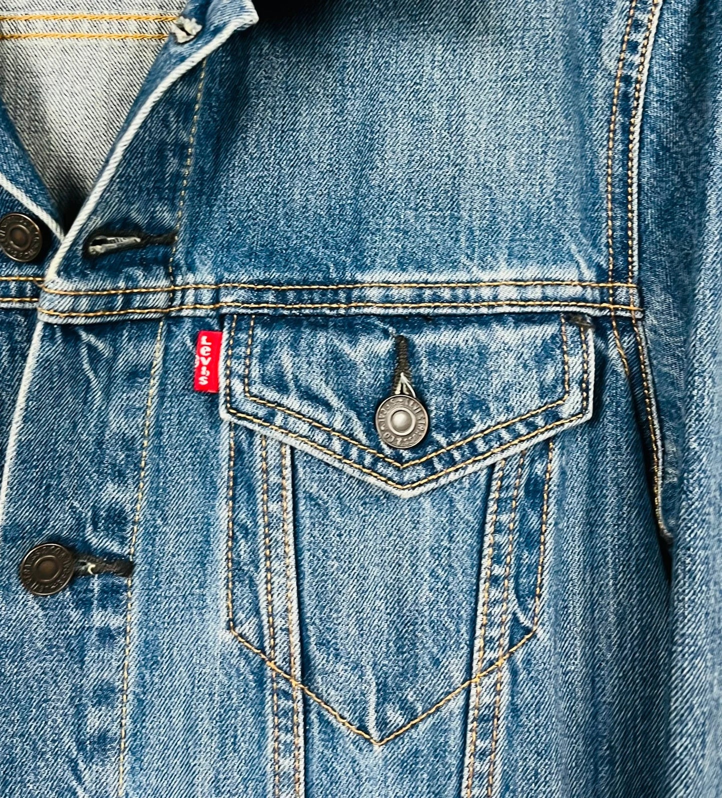 Veste en Jean Levi’s Bleu Vintage Jacket Denim - S (A110)