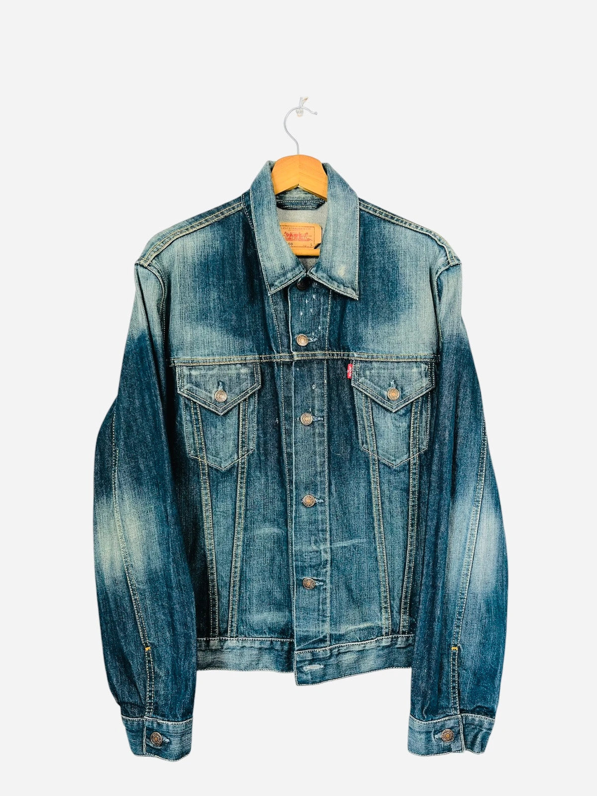 Veste en Jean Jacket Style Vintage 70' Levi’s Bleu Denim - L (A164)
