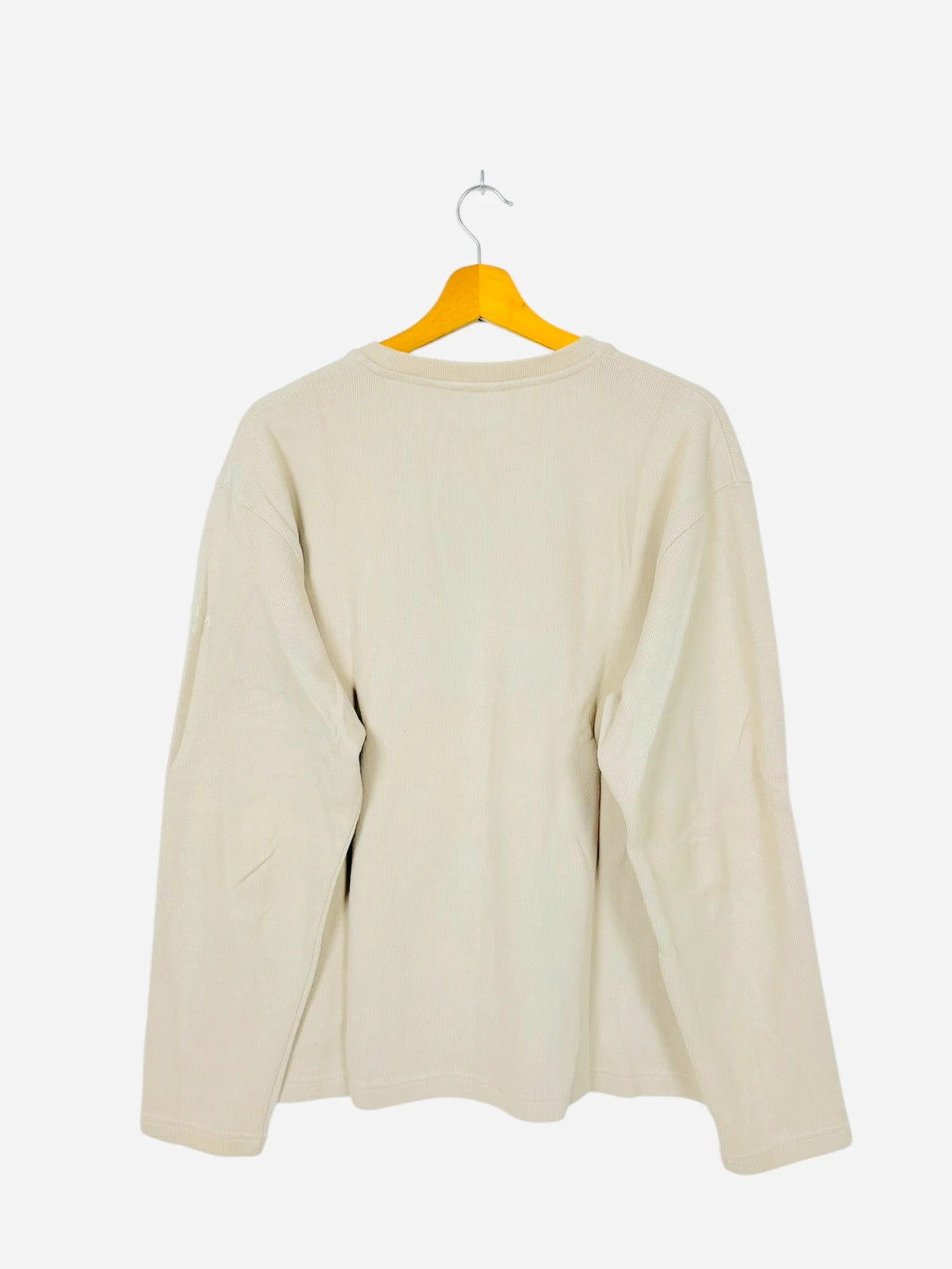 Pull Crewneck Sweat Eden Park Beige Logo Brodé - L (A20)