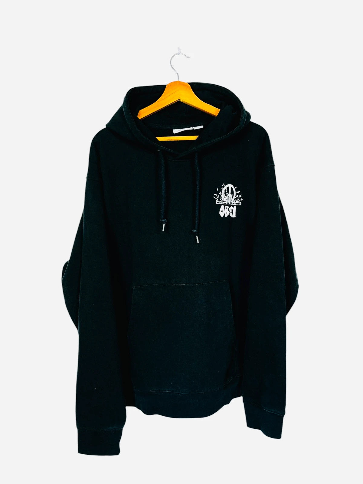 Hoodies à capuche Pull Sweat Vintage Noir - XL (A81)