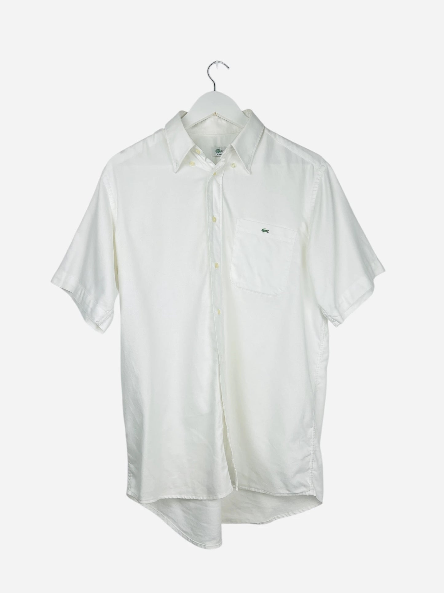 Chemise Lacoste Unie Luxury Summer Blanche - M (B15)