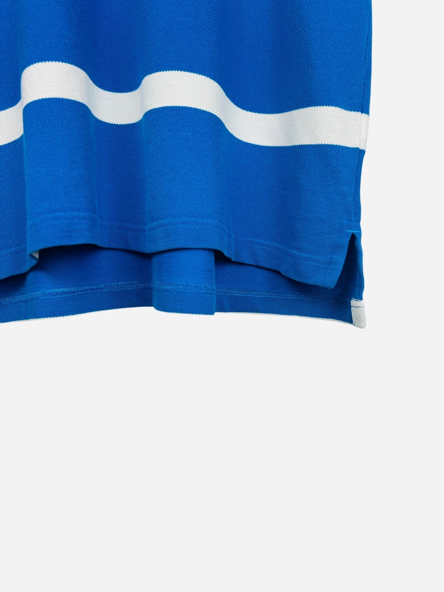 Polo Tommy Hilfiger Logo Brodé Rayé Bleu - L (B16)