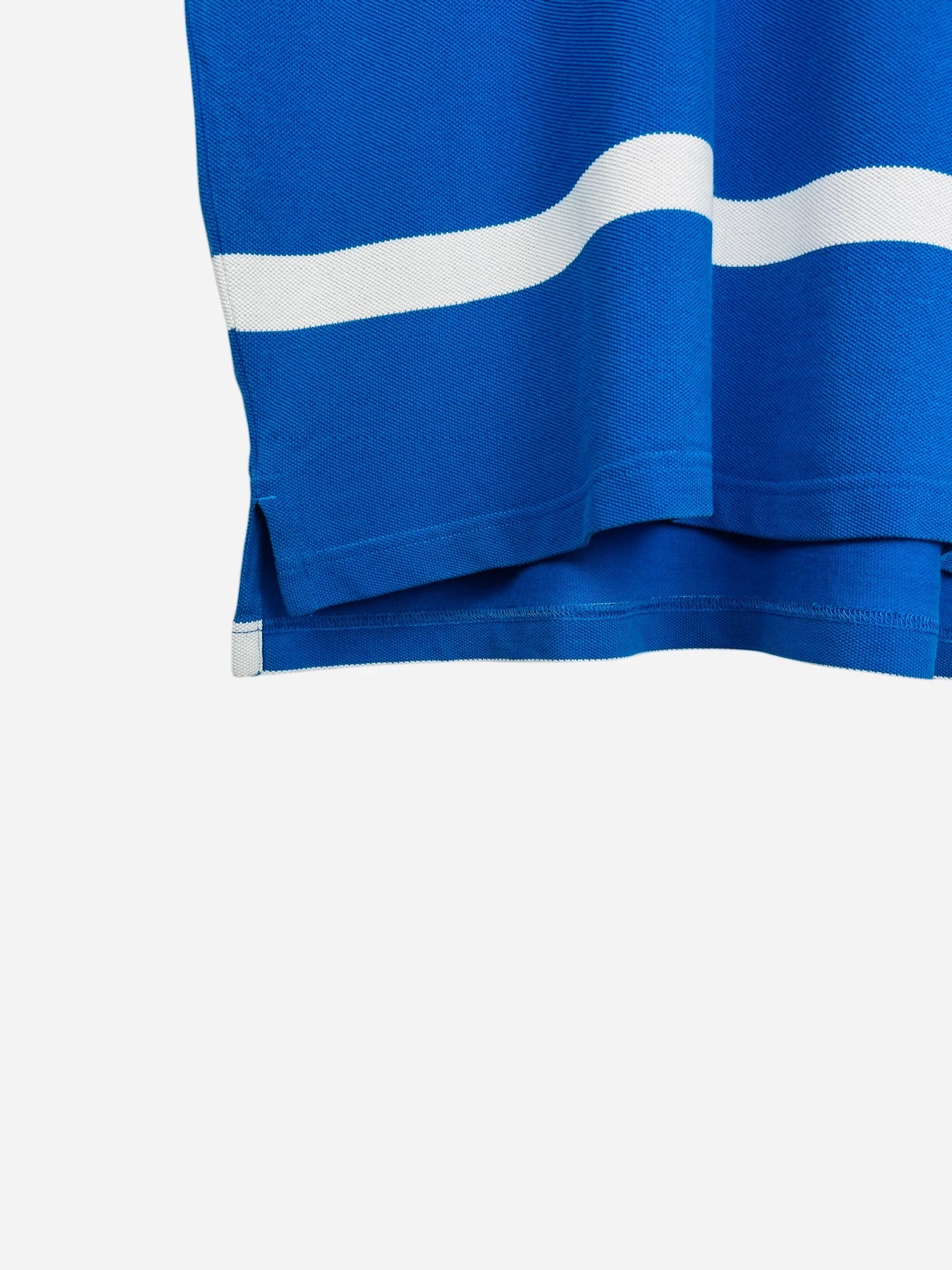 Polo Tommy Hilfiger Logo Brodé Rayé Bleu - L (B16)