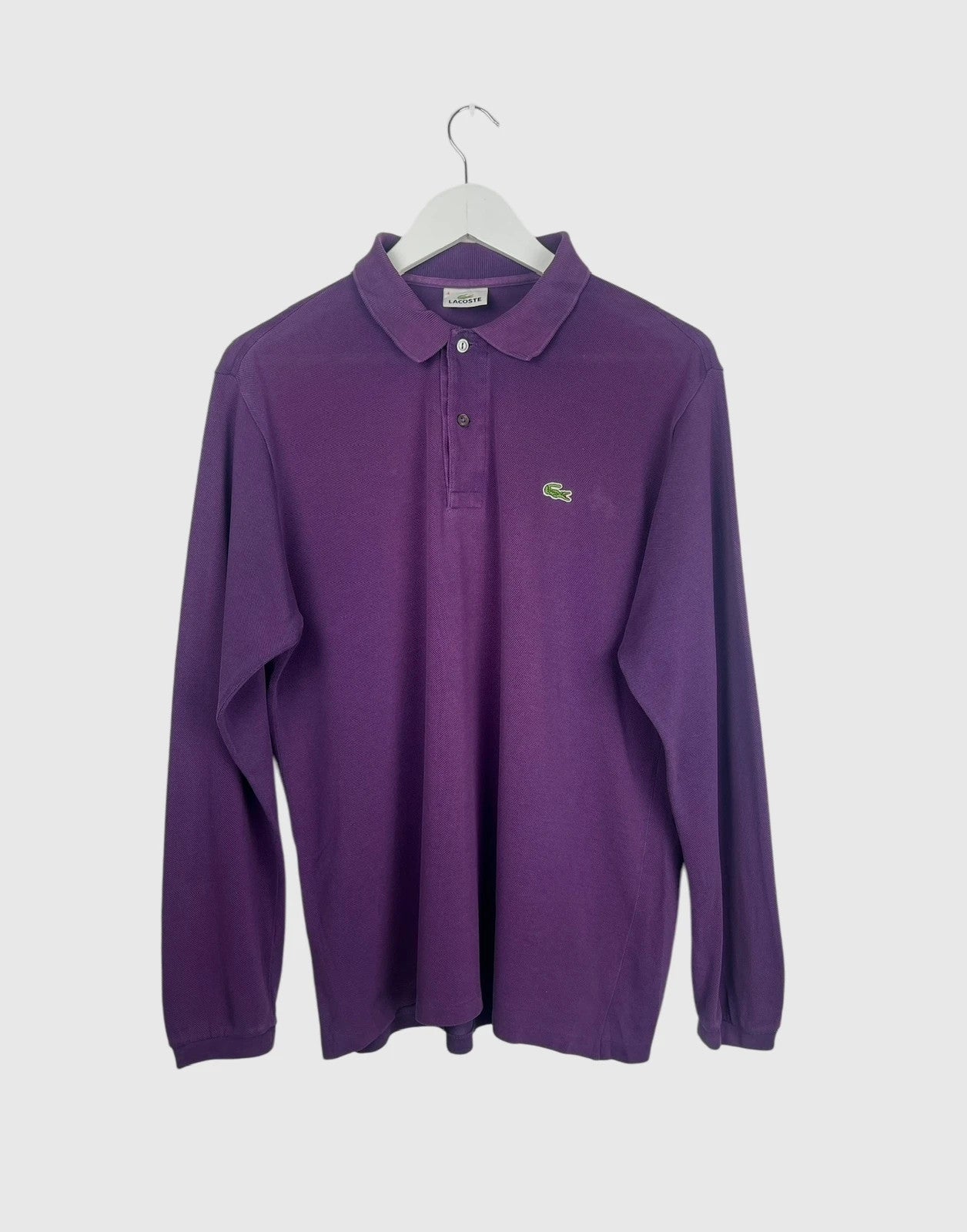 Polo Lacoste Uni Manches Longues Violet - M (B38)