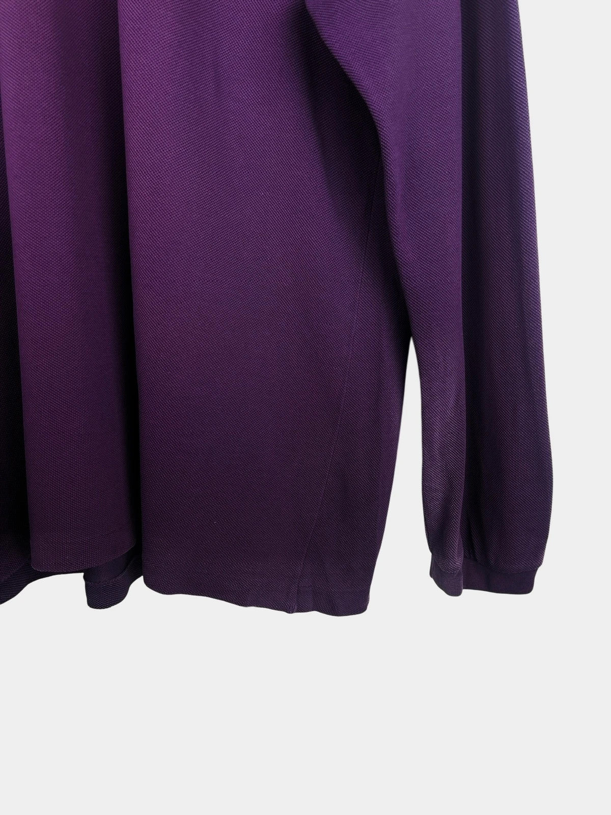Polo Lacoste Uni Manches Longues Violet - M (B38)