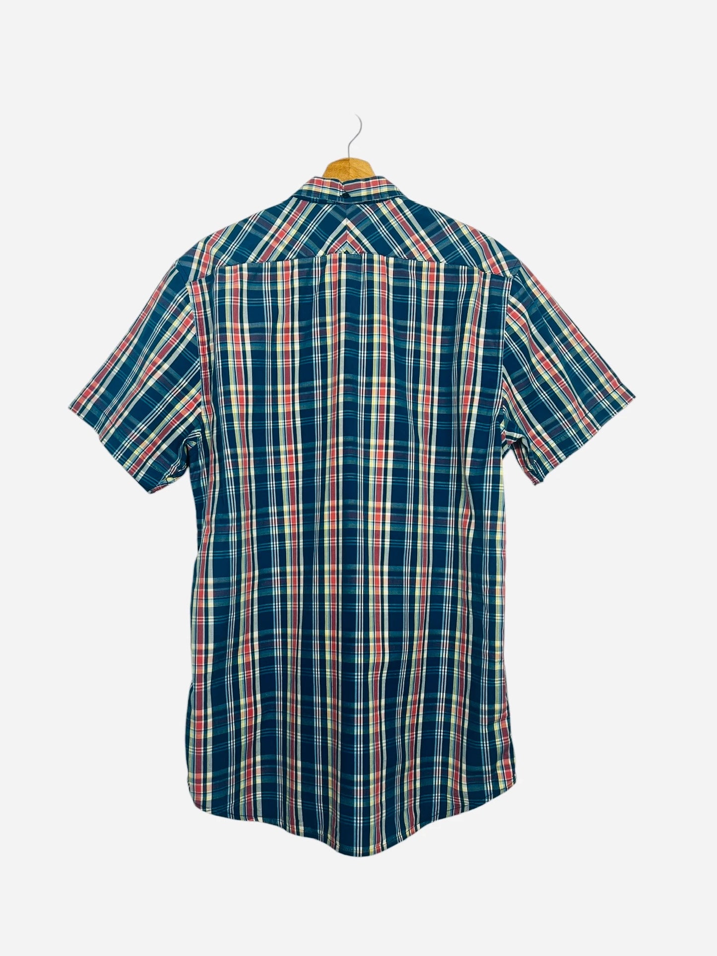 Chemise Quicksilver Vintage Rayée Bleu & Rouge - L (B45)