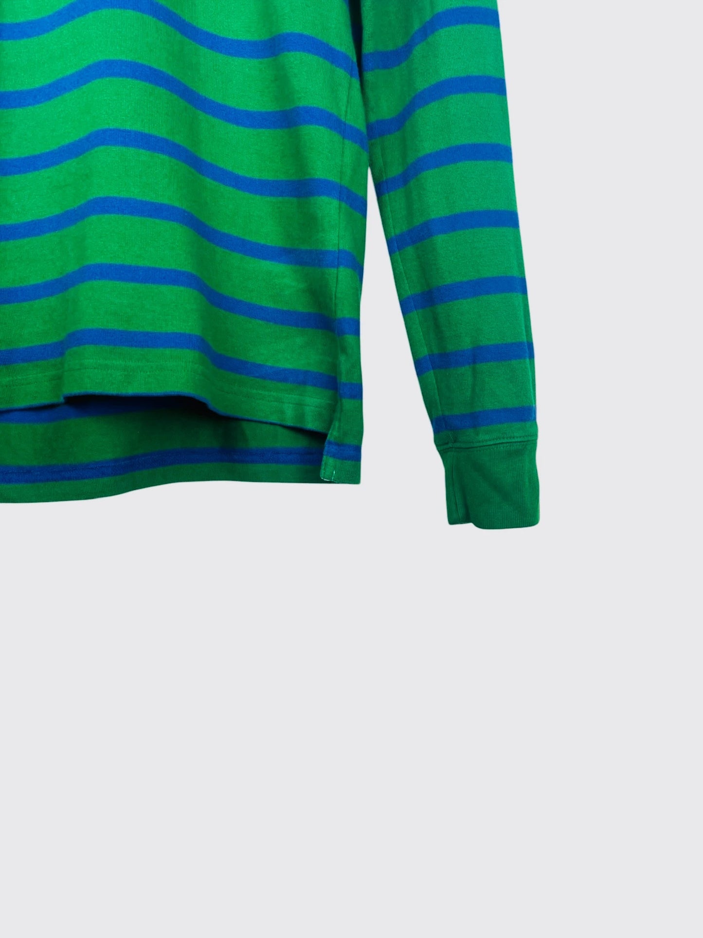 Polo Ralph Lauren Logo Brodé Rayé Luxury Vert - XS (B50)