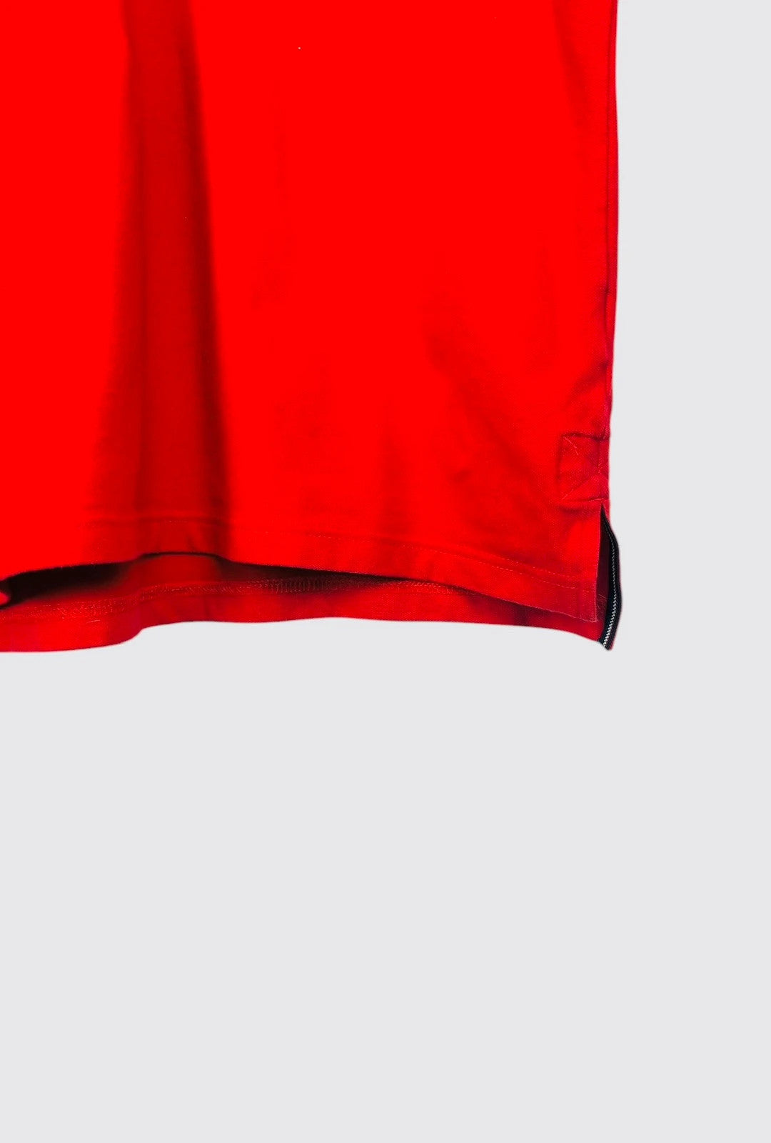 Polo Tommy Hilfiger Logo Brodé Marine & Rouge - M (B25)