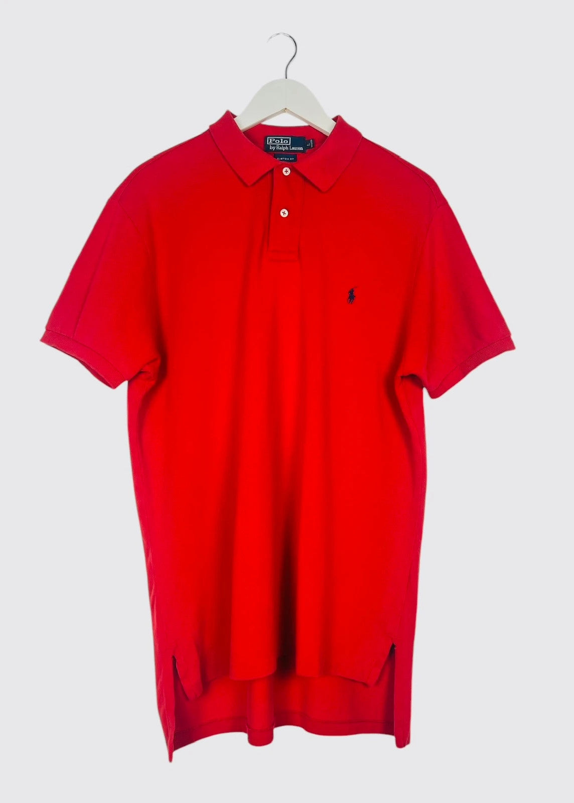 Polo Ralph Lauren Logo Brodé Uni Rouge - L (B23)