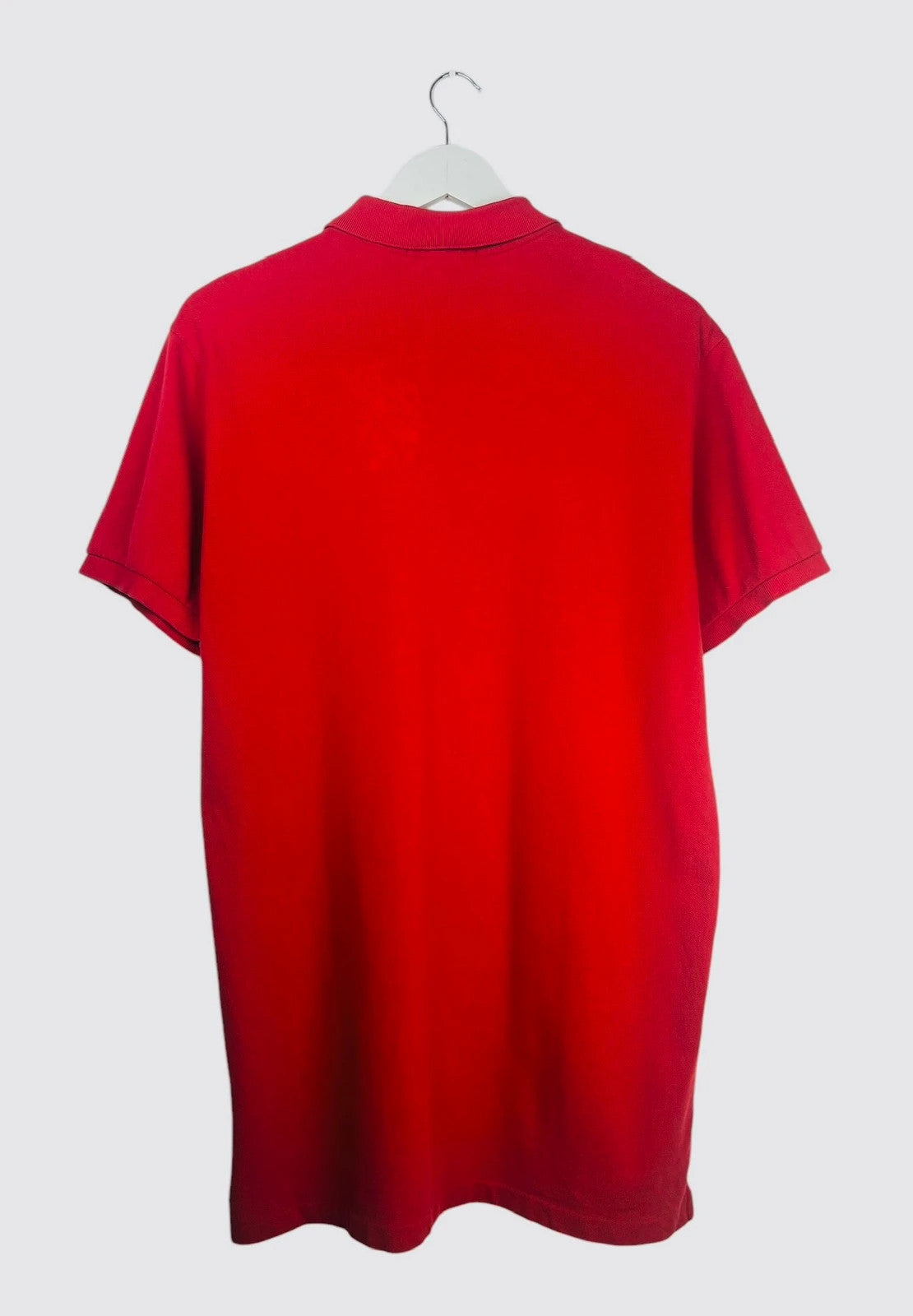 Polo Ralph Lauren Logo Brodé Uni Rouge - L (B23)