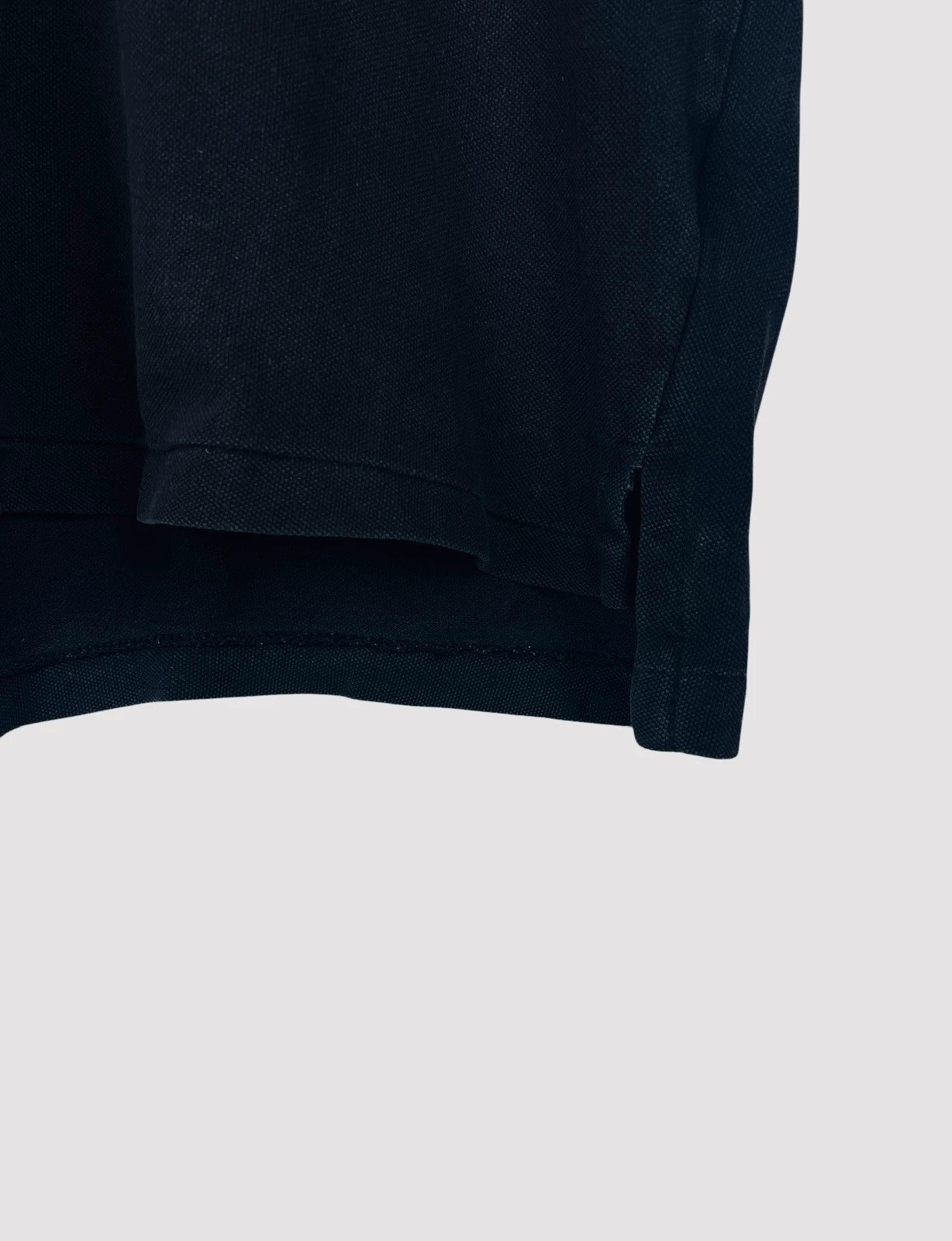 Polo Ralph Lauren Logo Brodé Uni Noir - M (B24)