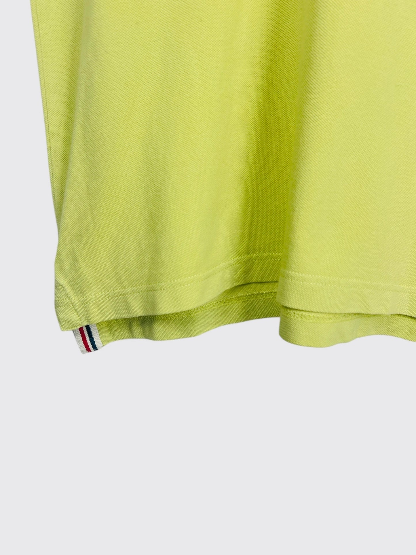 Polo Tommy Hilfiger Logo Brodé Uni Vert - M (B47)