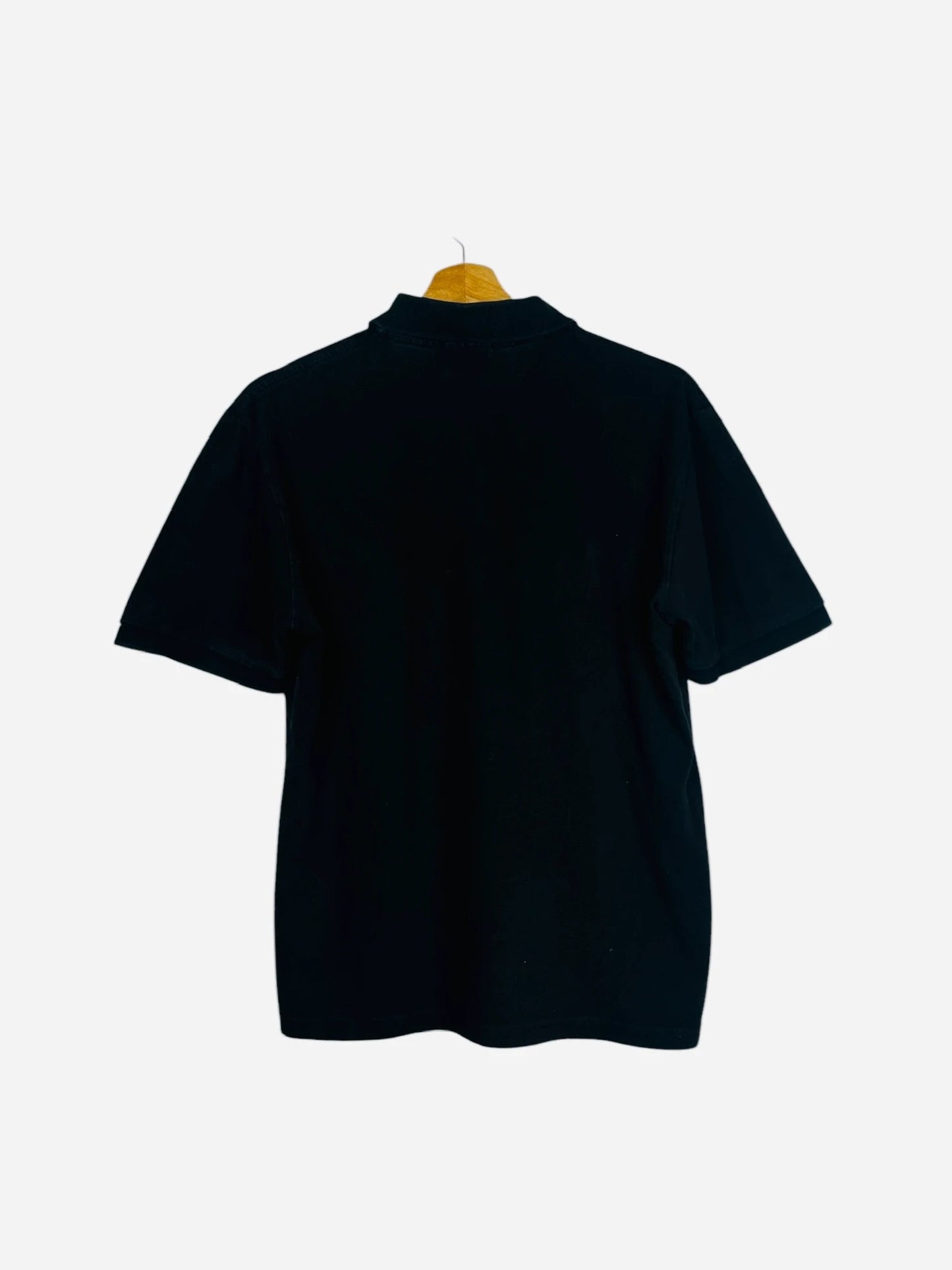 Polo Lacoste Brodé Uni Vintage Summer Noir - M (B58)