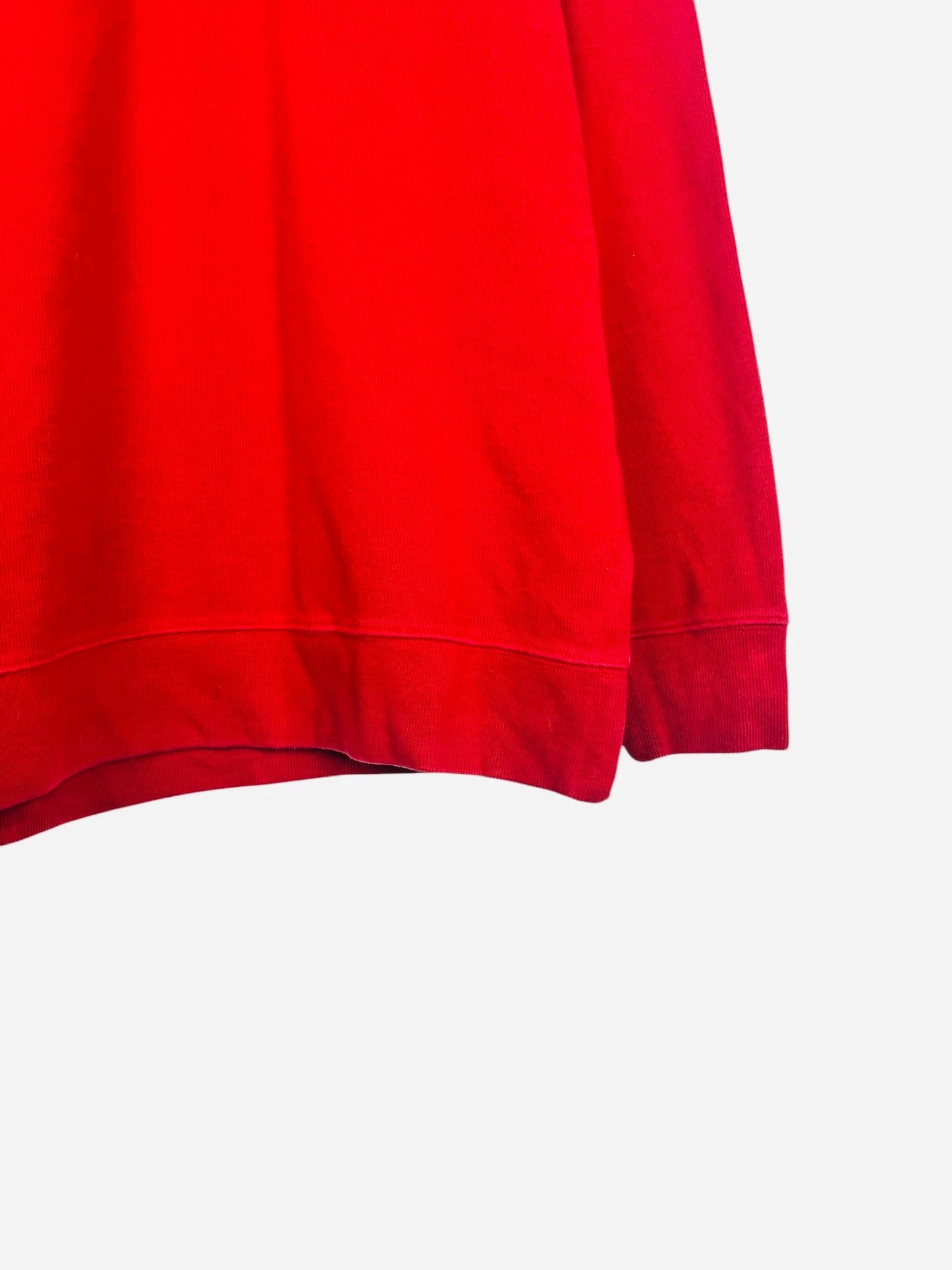 Pull 1/4 Zip Sweat Tommy Hilfiger Y2K Rouge Bordeaux - M (B63)