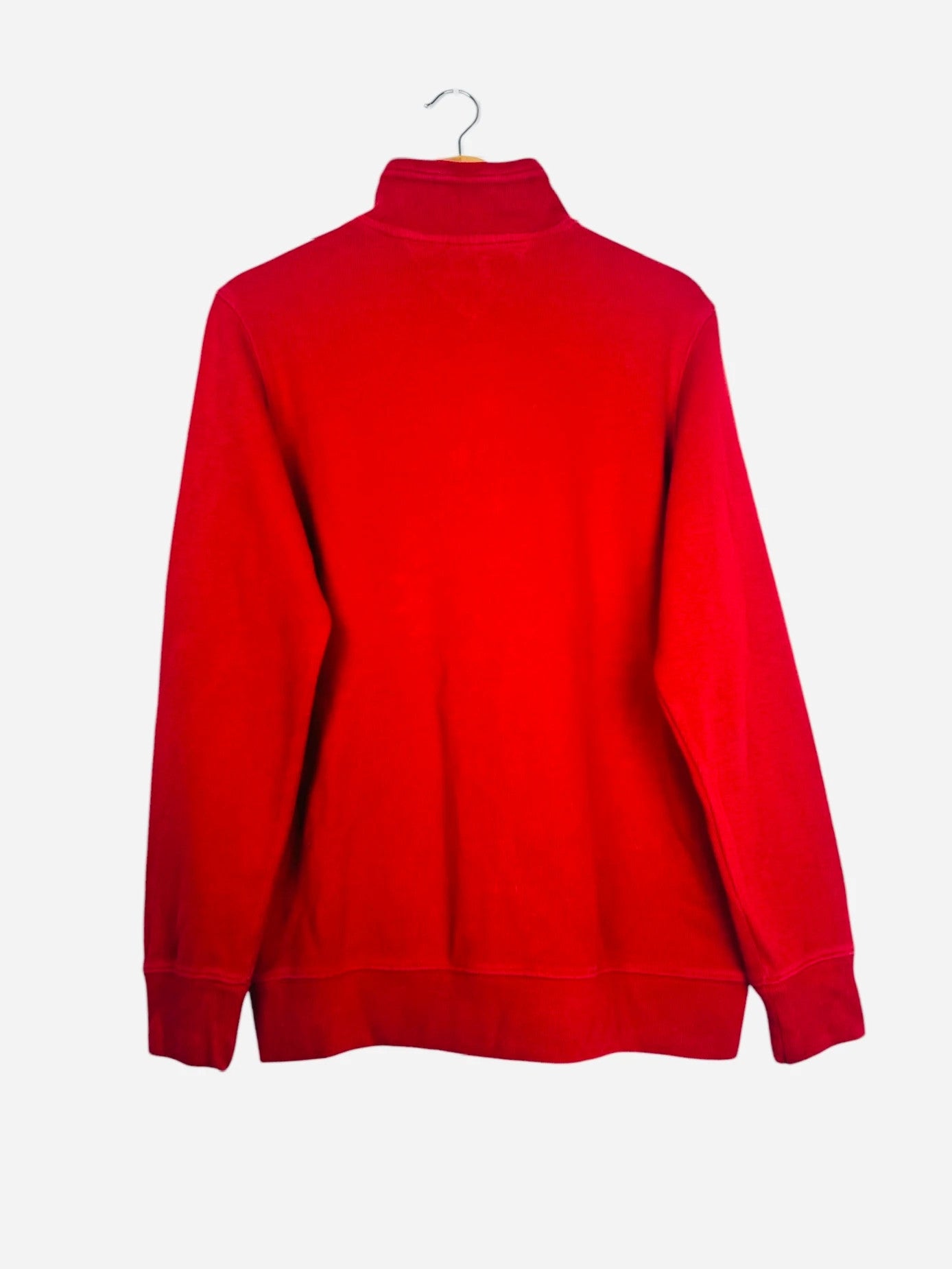 Pull 1/4 Zip Sweat Tommy Hilfiger Y2K Rouge Bordeaux - M (B63)