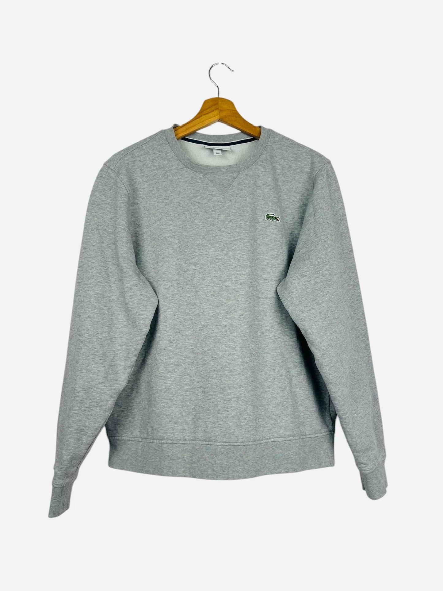 Sweat Pull Crewneck Lacoste Vintage Gris 90' - M (B71)