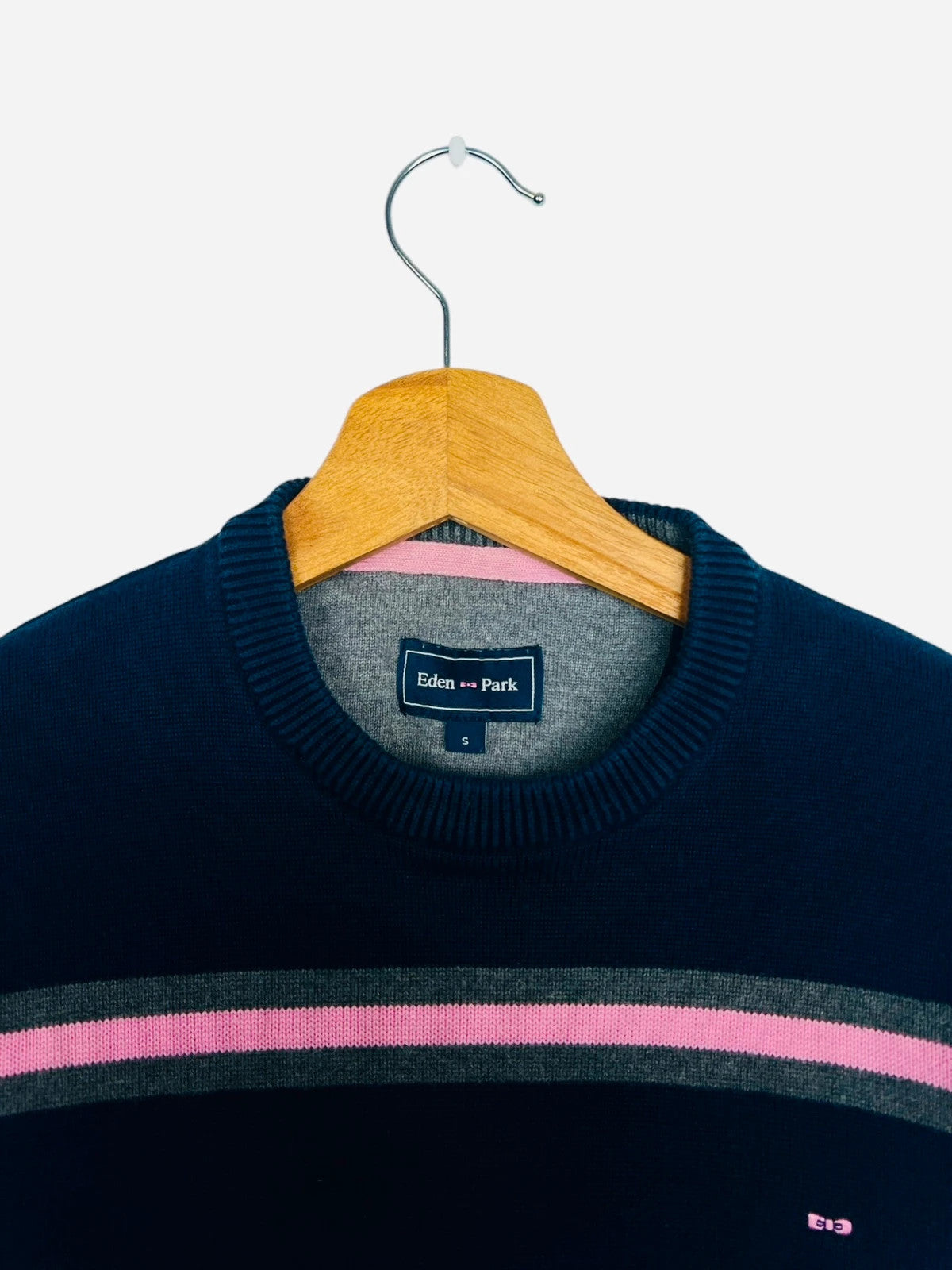 Pull Crewneck Col U Sweat Eden Park Rugby Marine - S (B69)