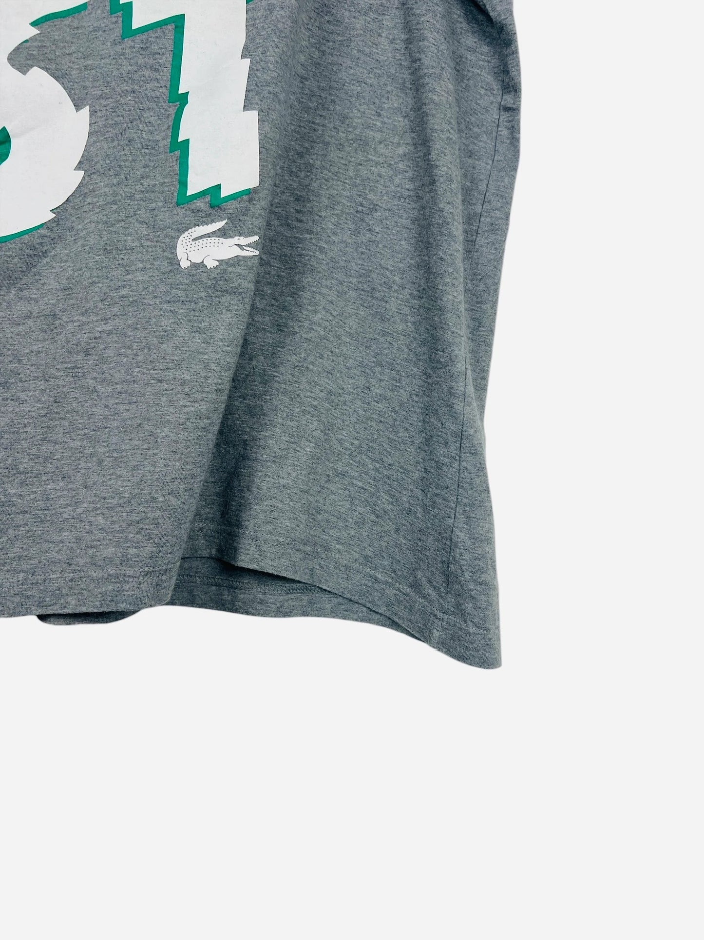 T-Shirt Lacoste Logo Sport Tennis Gris - L (B75)