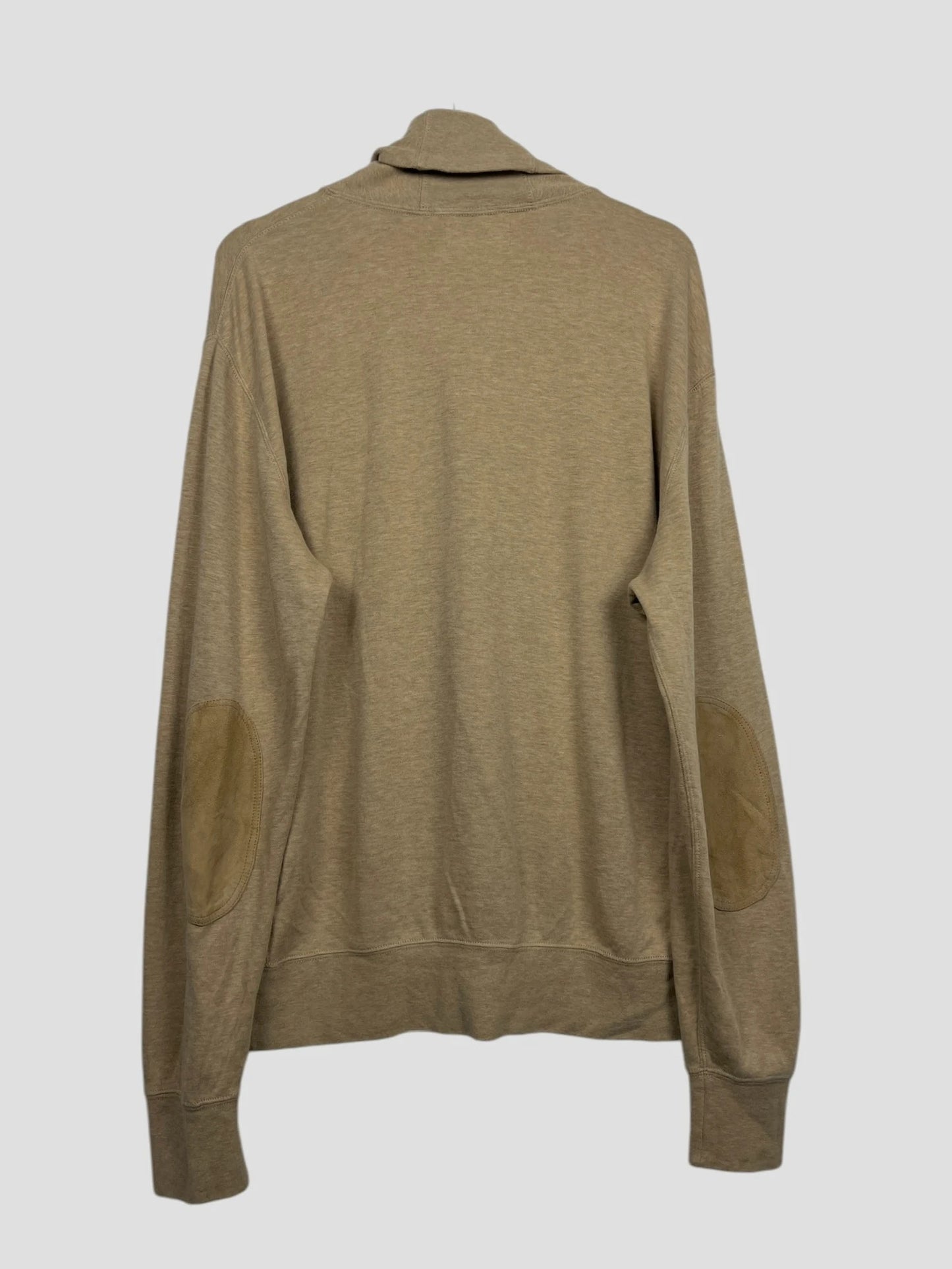 Pull Sweat Col Montant Crewneck Vintage Sweat Crème - L (B82)