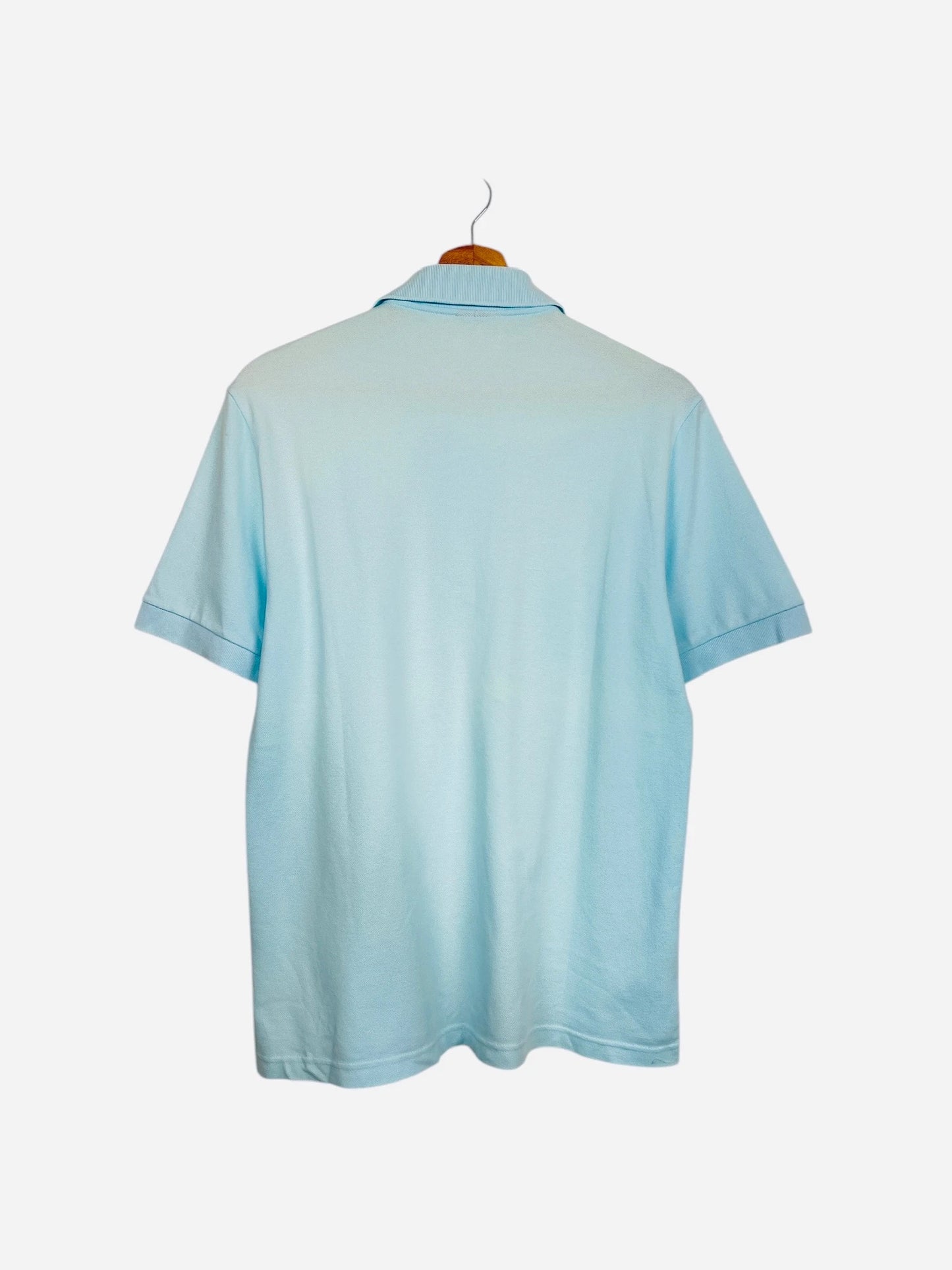 Polo Lacoste Brodé Uni Bleu Ciel - M (B90)
