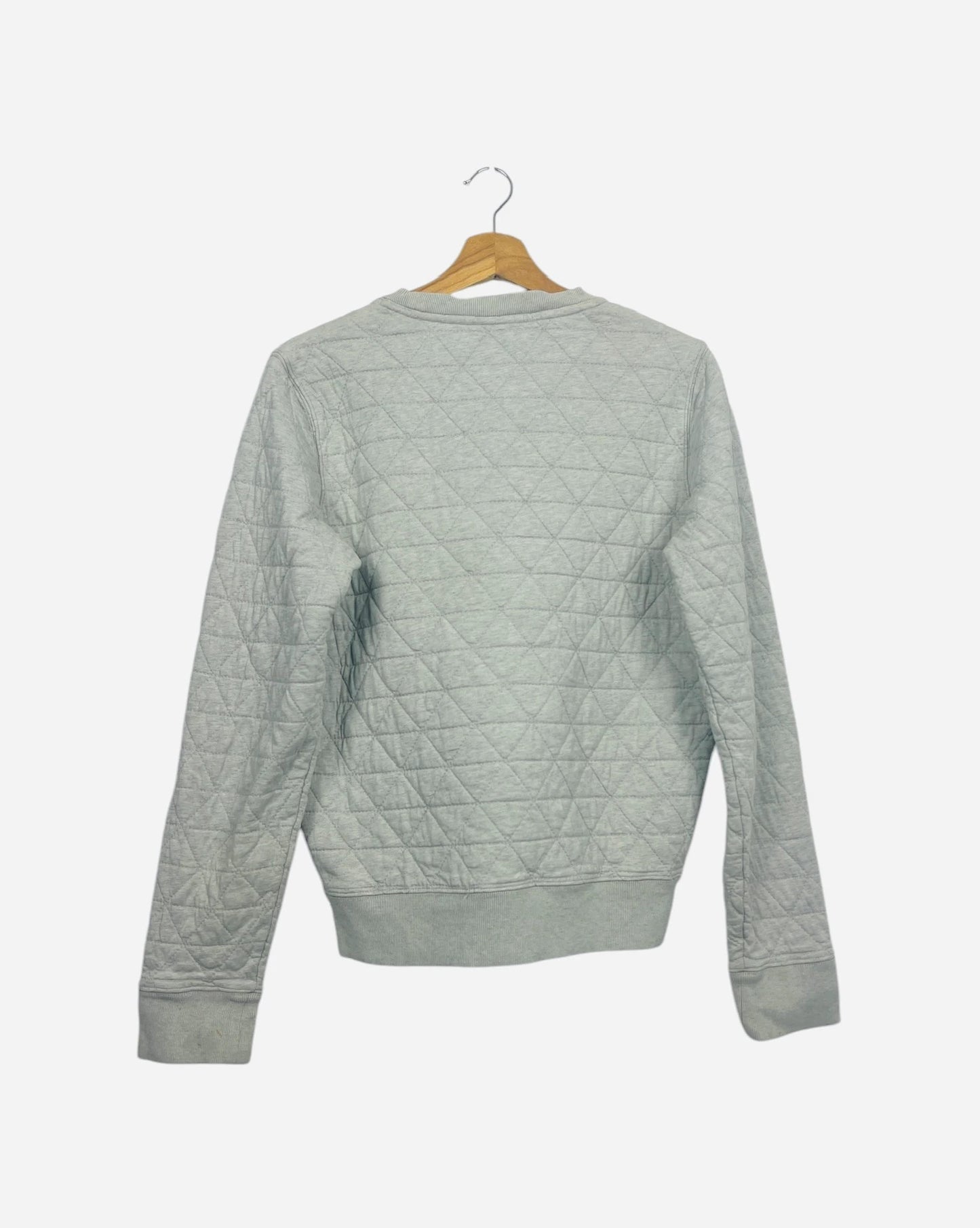 Pull Crewneck Col U Sweat Lacoste Gris Vintage - S (B94)