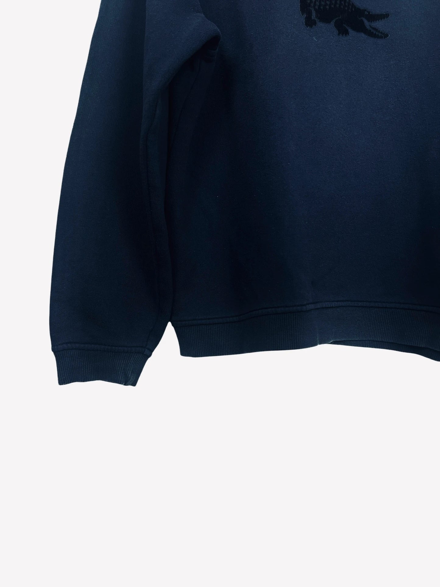 Pull Crewneck Col U Sweat Lacoste Marine - M (B95)