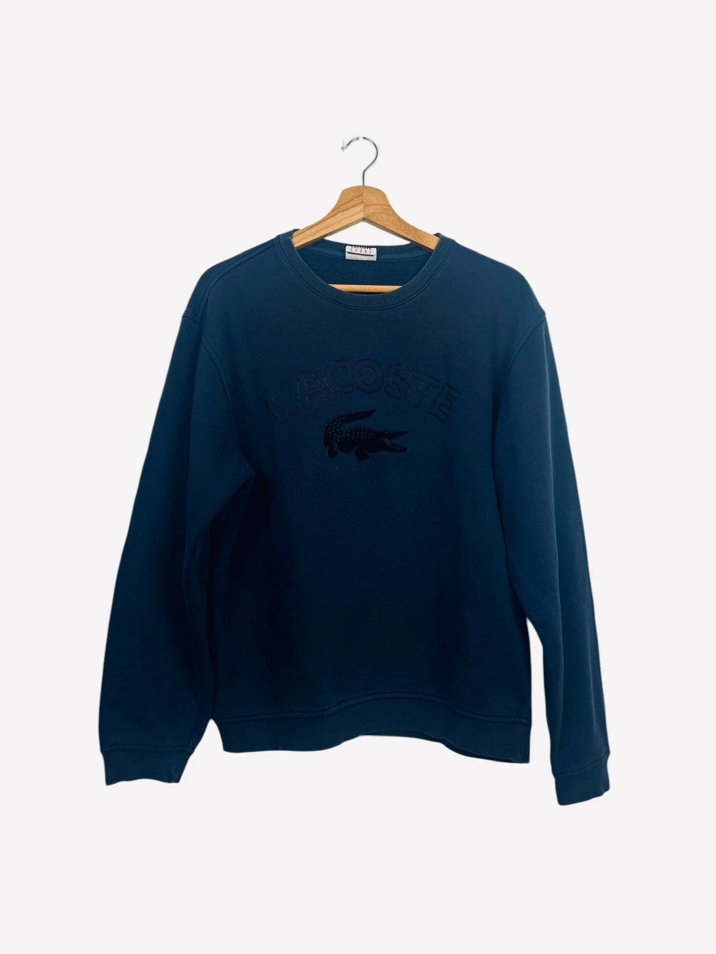 Pull Crewneck Col U Sweat Lacoste Marine - M (B95)