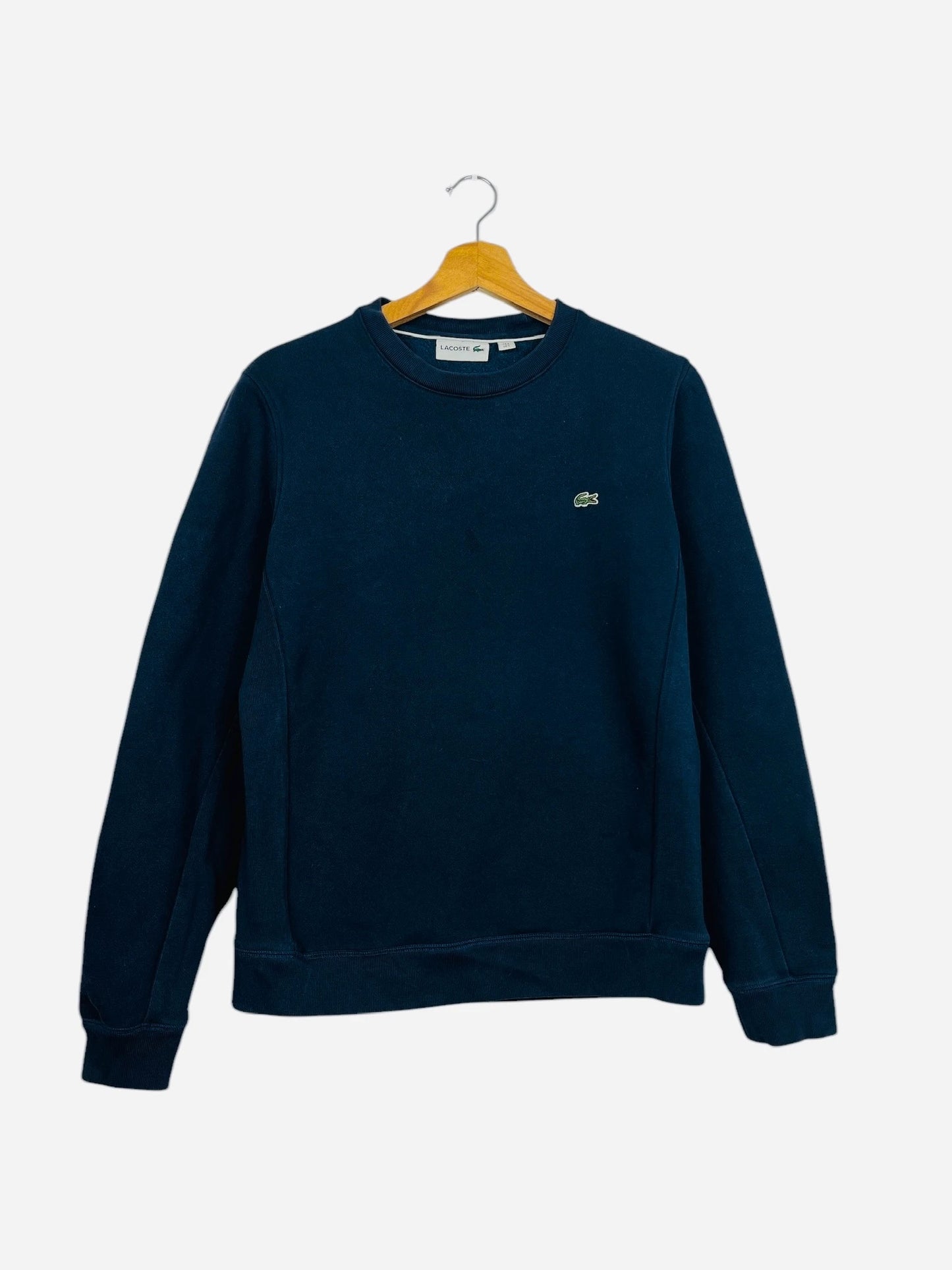 Pull Crewneck Col U Sweat Lacoste Marine Vintage - S (B98)