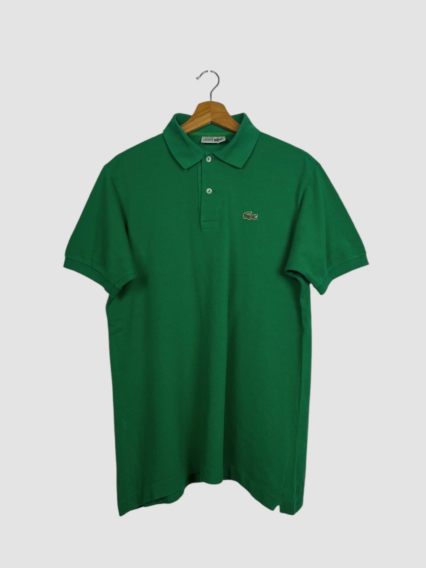 Polo Lacoste Vert Sport Vintage Made in France- L (AG16)