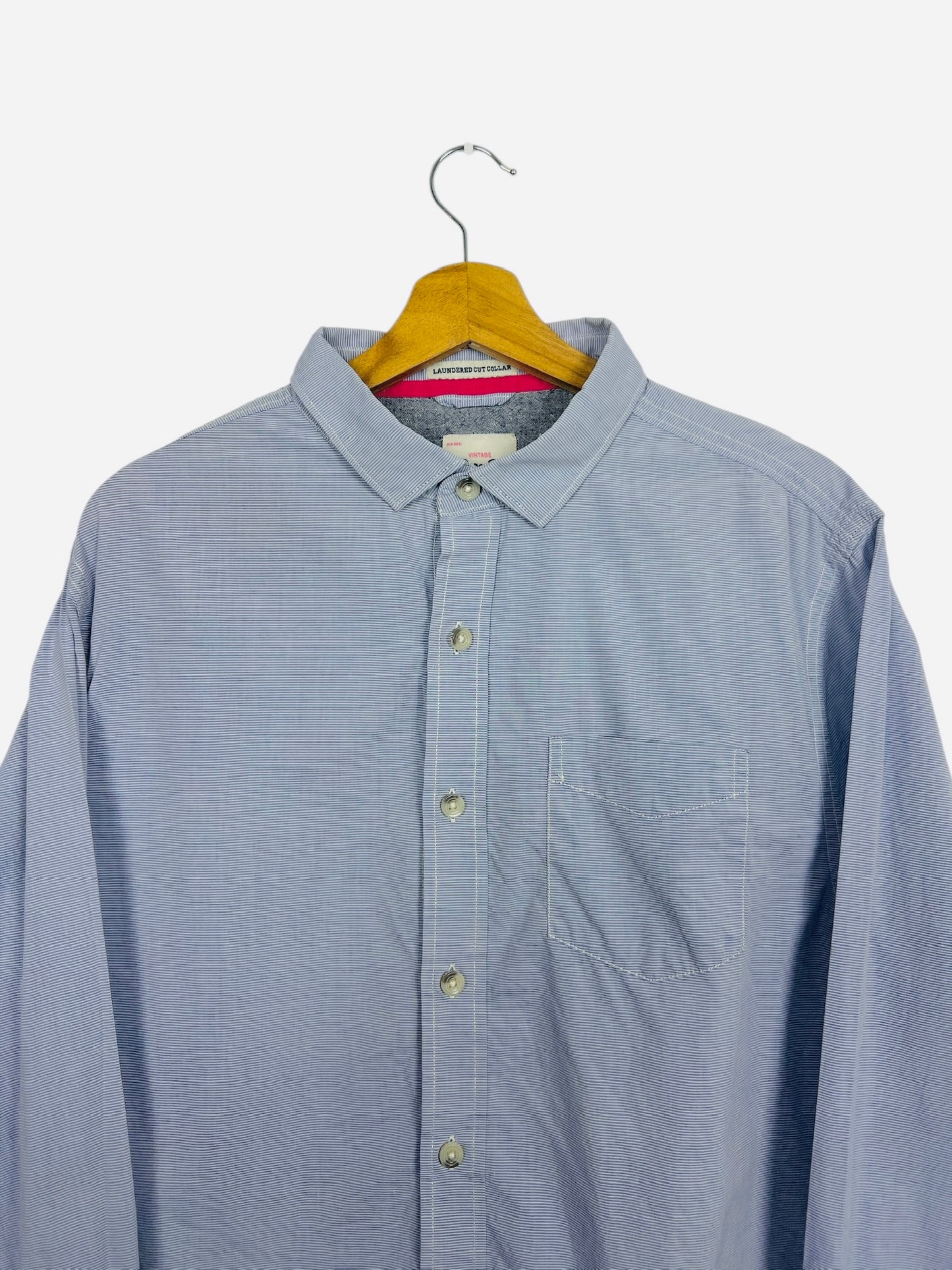 Chemise Uni Style Superdry Bleu Clair Class - L (B114)
