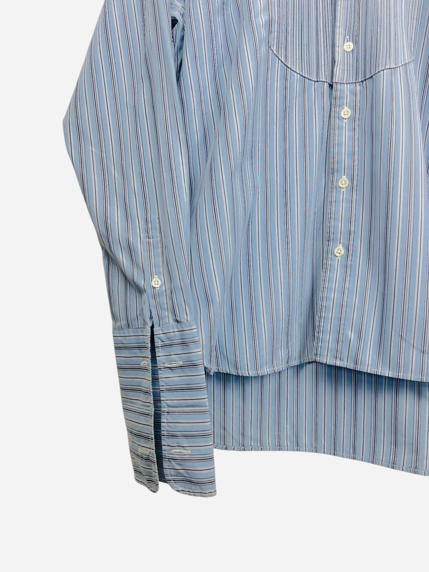 Chemise à rayures Ralph Lauren Bleu - L (B162)