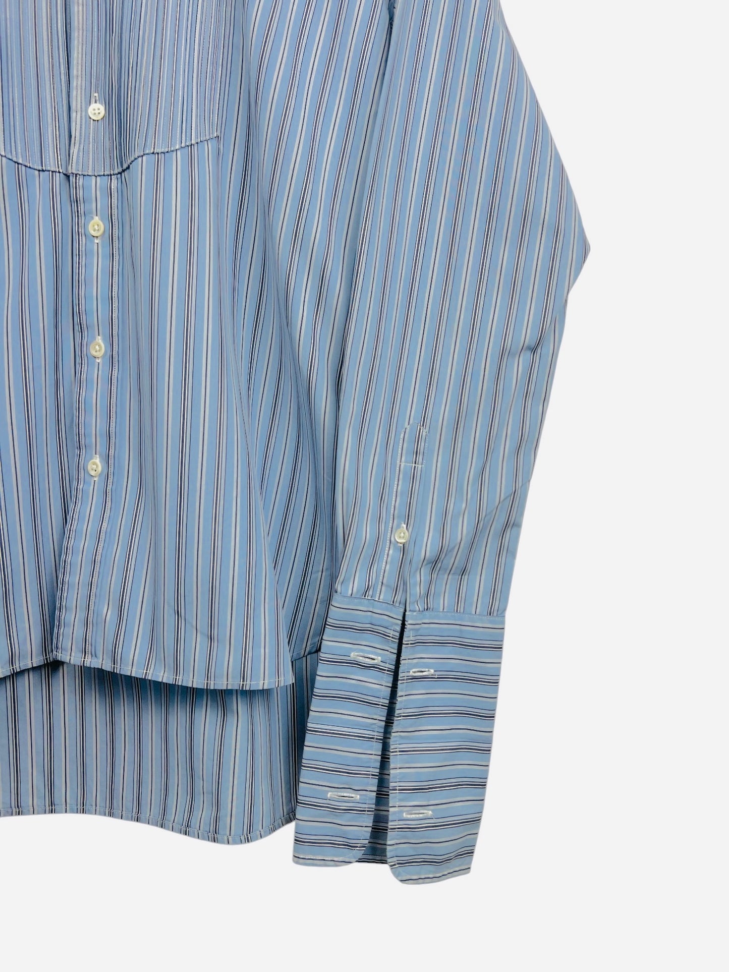 Chemise à rayures Ralph Lauren Bleu - L (B162)