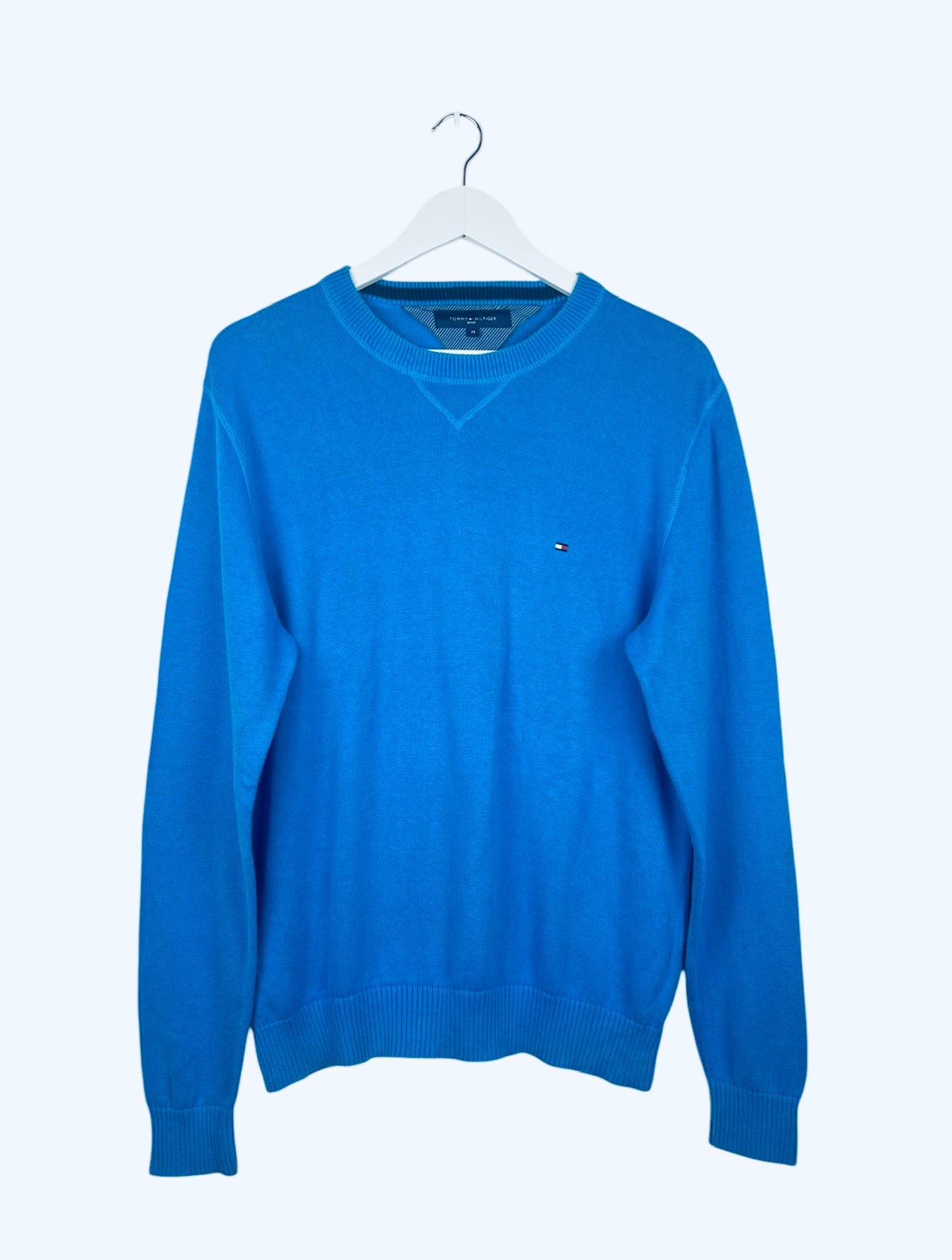 Pull Crewneck Tommy Hilfiger Bleu Vintage - M (B01)