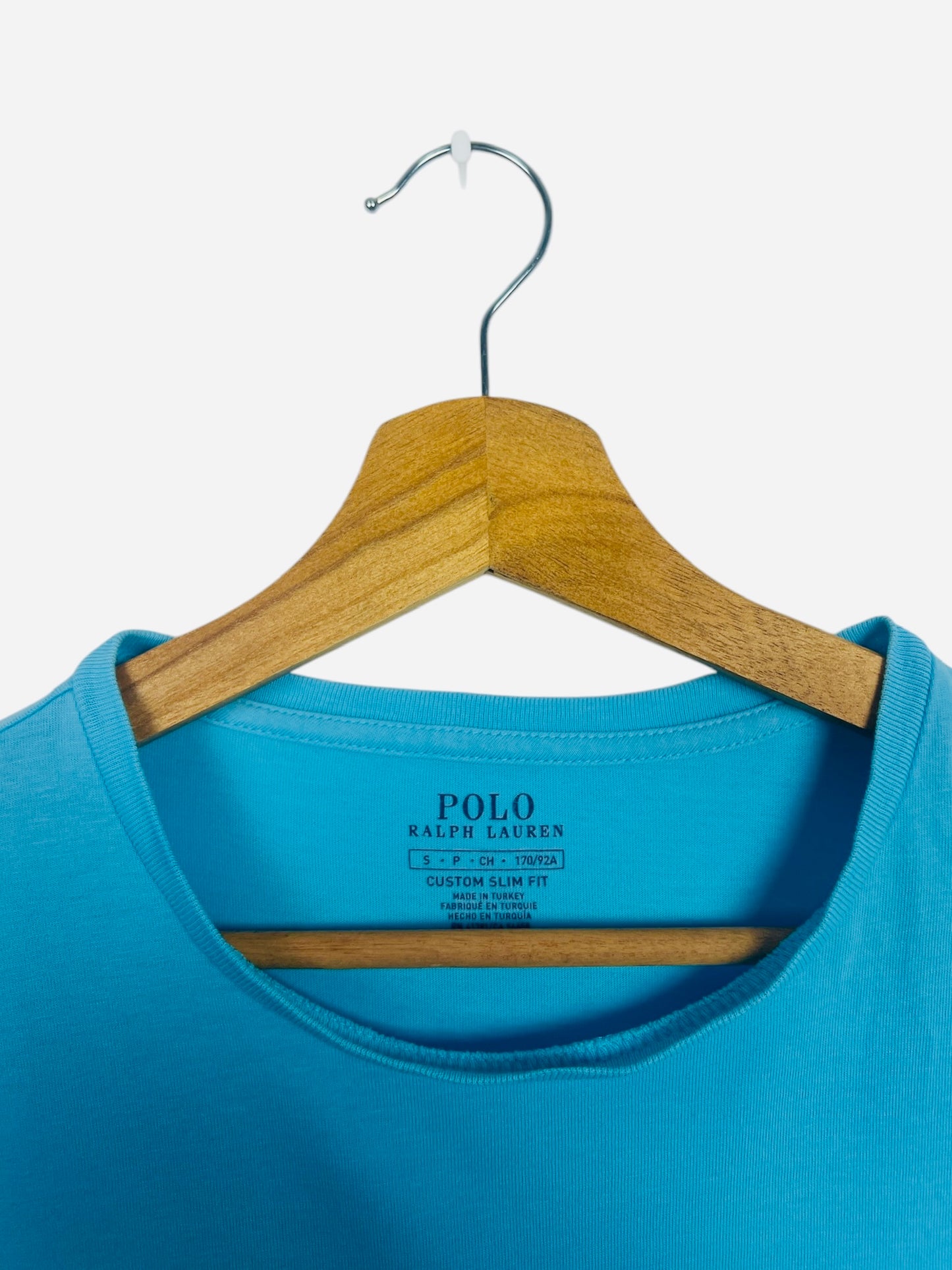 T-shirt Tee Ralph Lauren Polo Bleu Turquoise - S (AG17)