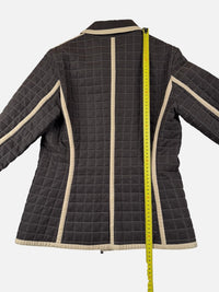 Burberry London – Veste Matelassée Réversible Marron & Beige