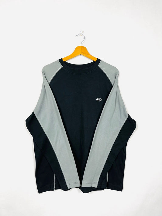 Pull Quicksilver Logo Brodé Noir - XL (A138)
