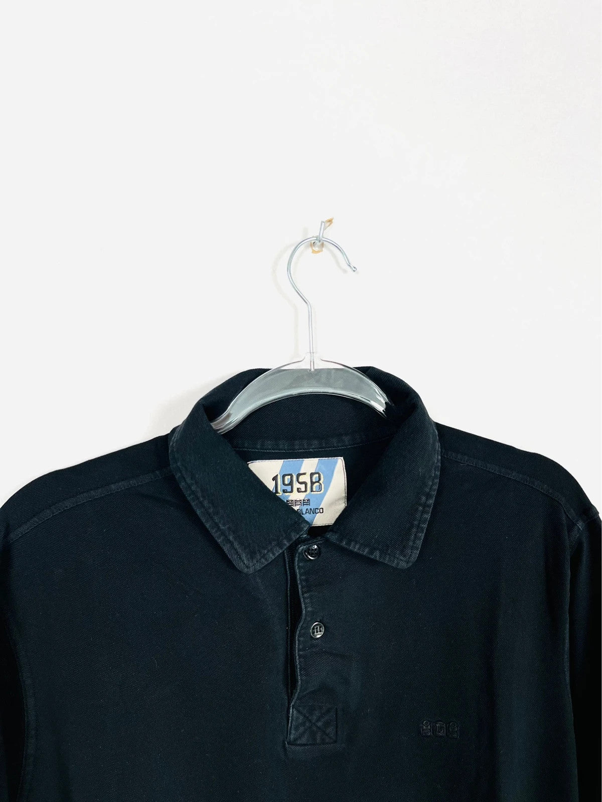 Polo Manches Longues Serge Blanco Rugby Noir - L (A151)