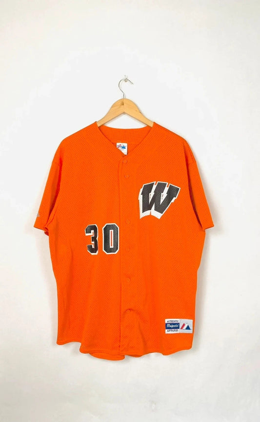 Maillot Américain Majestic Orange US - XL (A132)