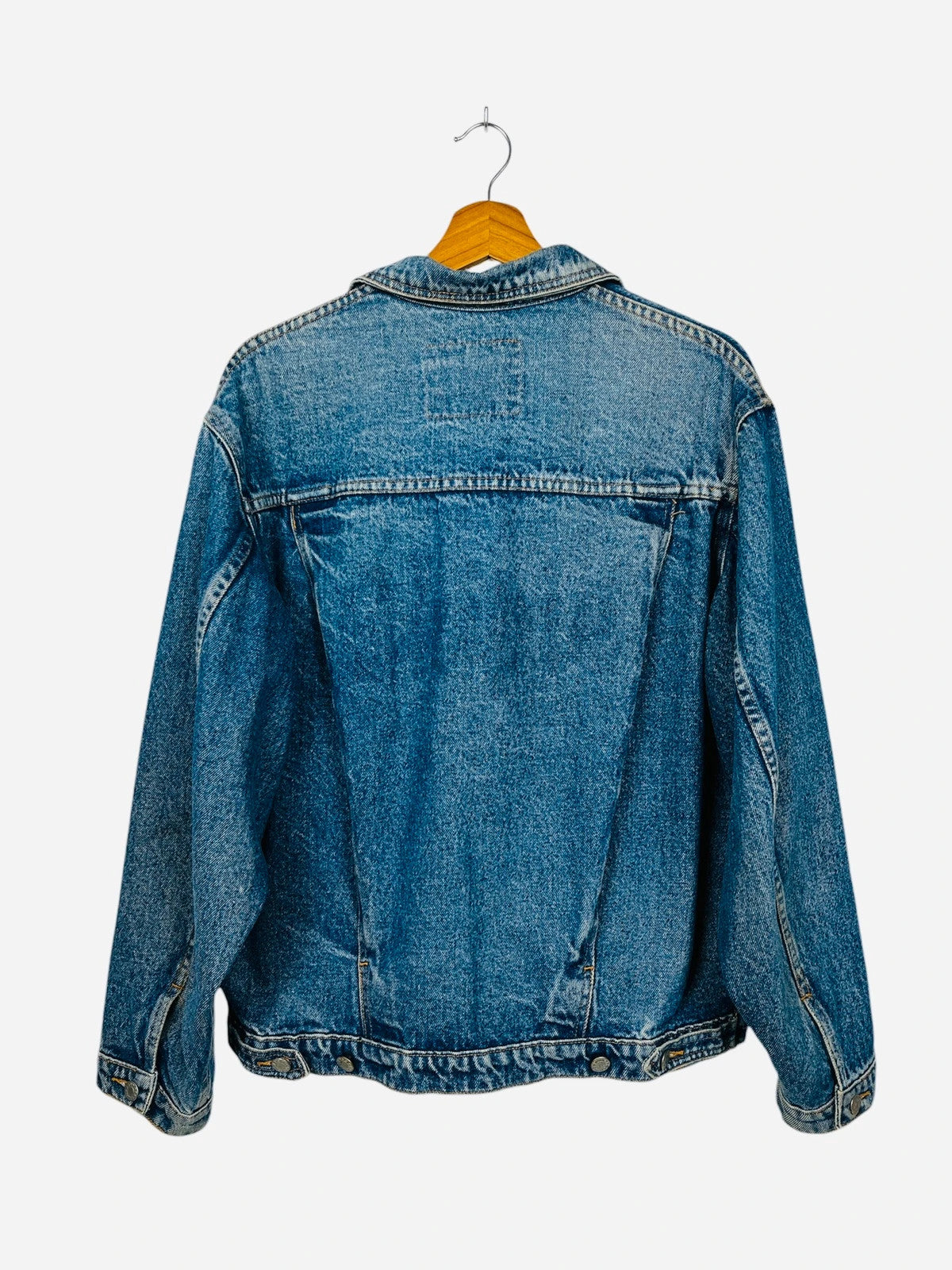 The Trucker Jacket Veste en Jean Bleu Denim Vintage Y2K - M (A377)
