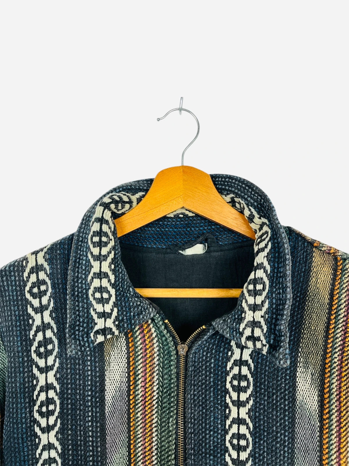 Veste Jacket Zip Vintage Multicolore - L (A390)