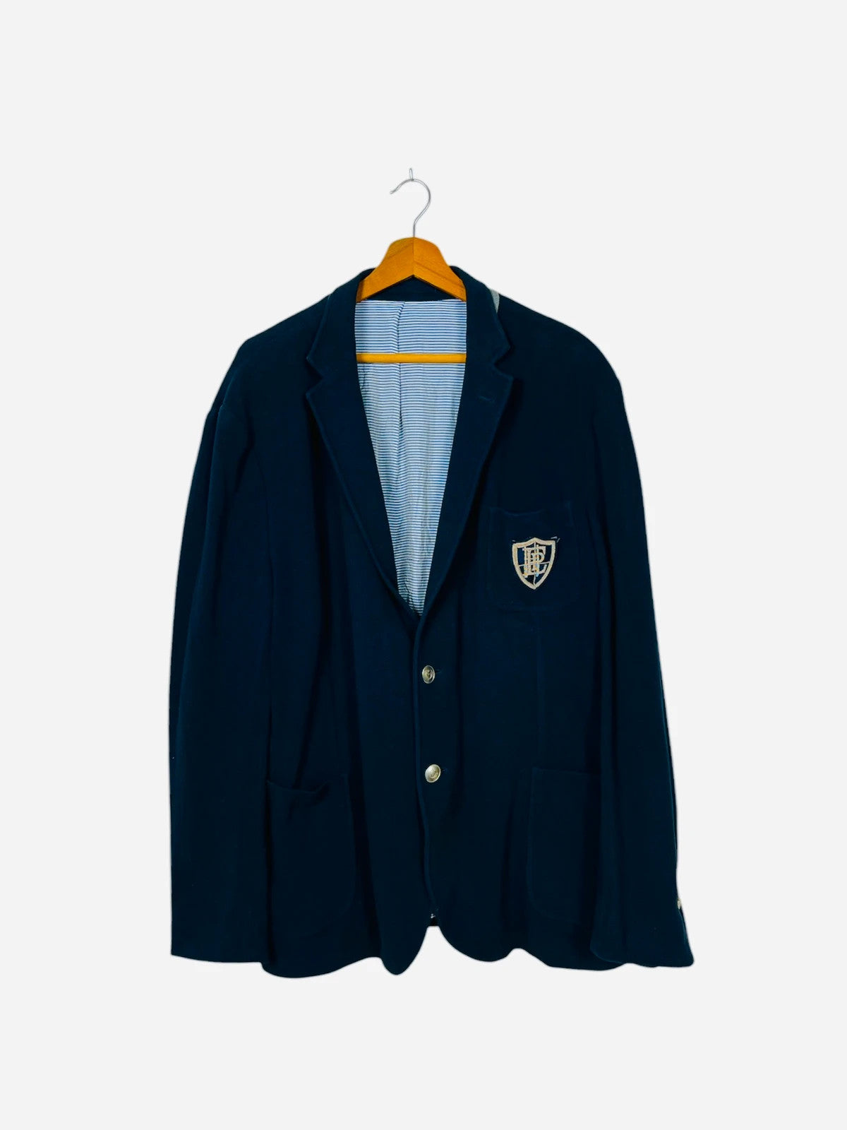 Veste de Costume Suit Jacket Blazer Eden Park Marine - XL (A49)