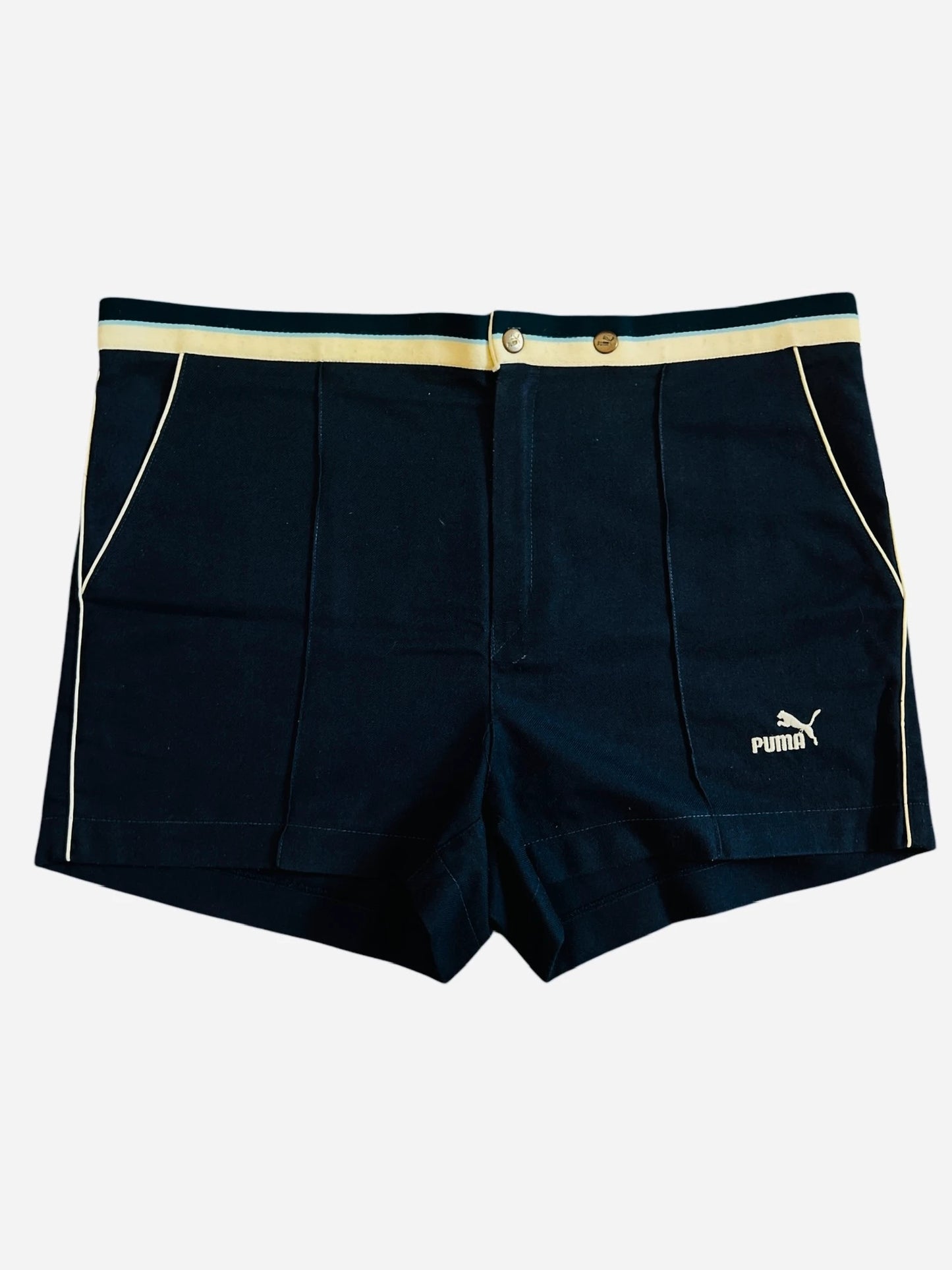Short d'été Chill Vintage Tennis Sport Pant Puma Bleu Marine - S (A451)